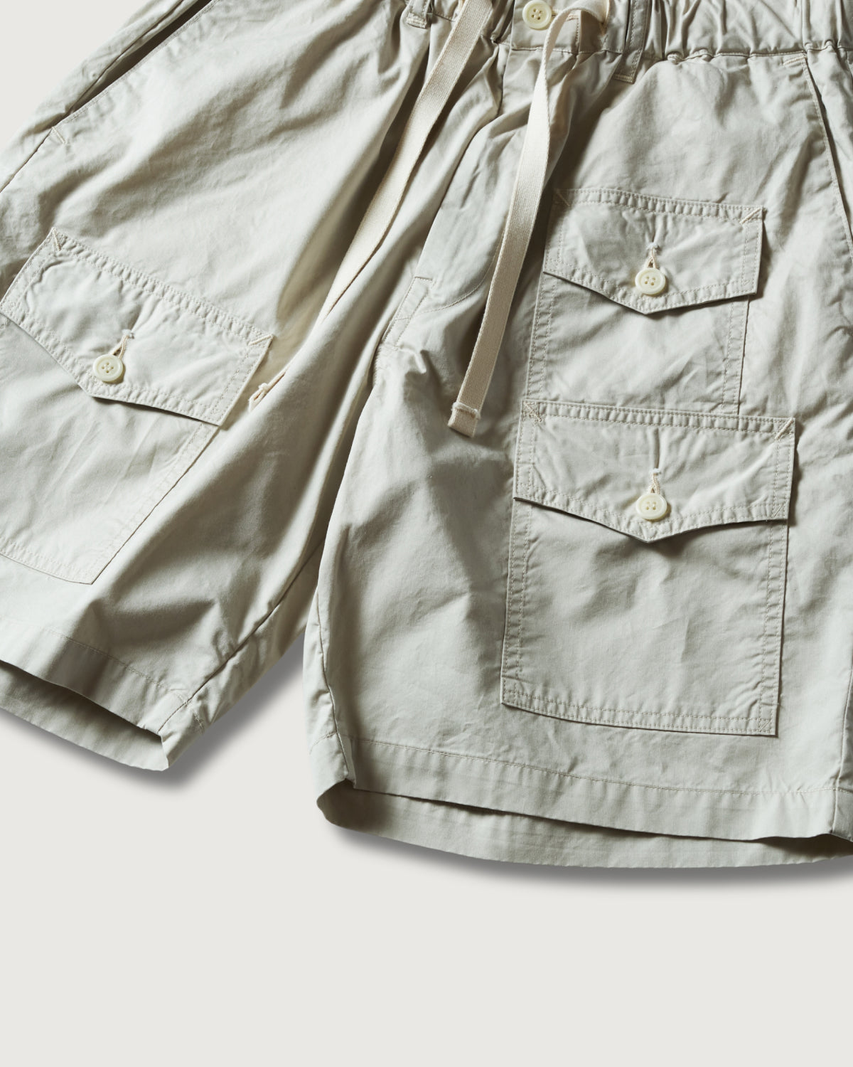 #3322S-MP1 Town & Country Shorts : medium weight poplin stone