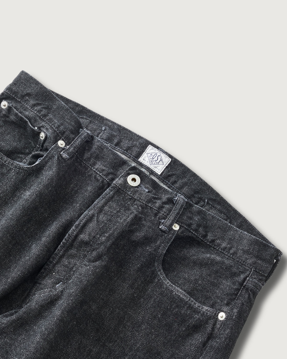 #3324-12DB No. 10 Five Pocket : 12oz. denim black deep wash