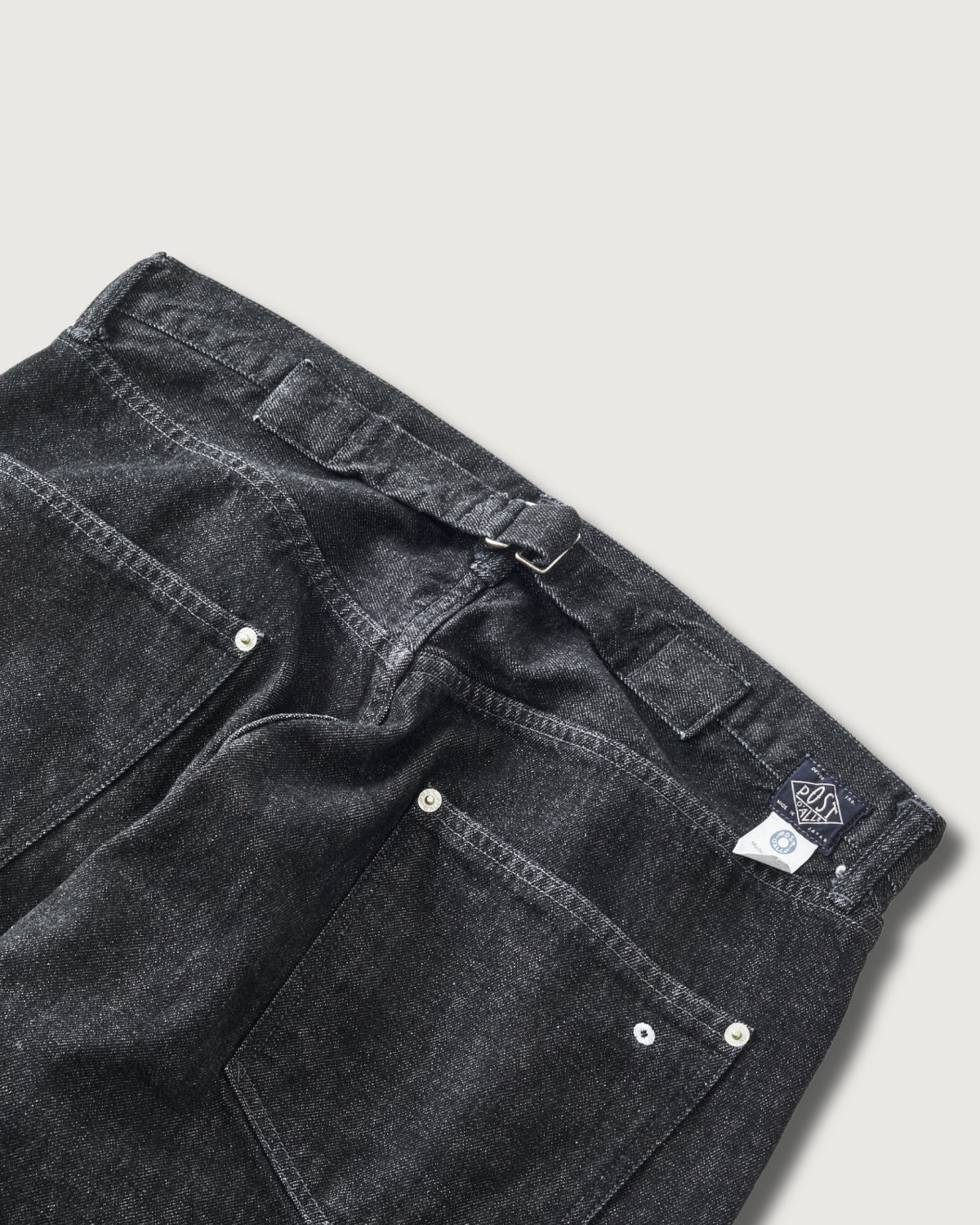 #3324-12DB No. 10 Five Pocket : 12oz. denim black deep wash