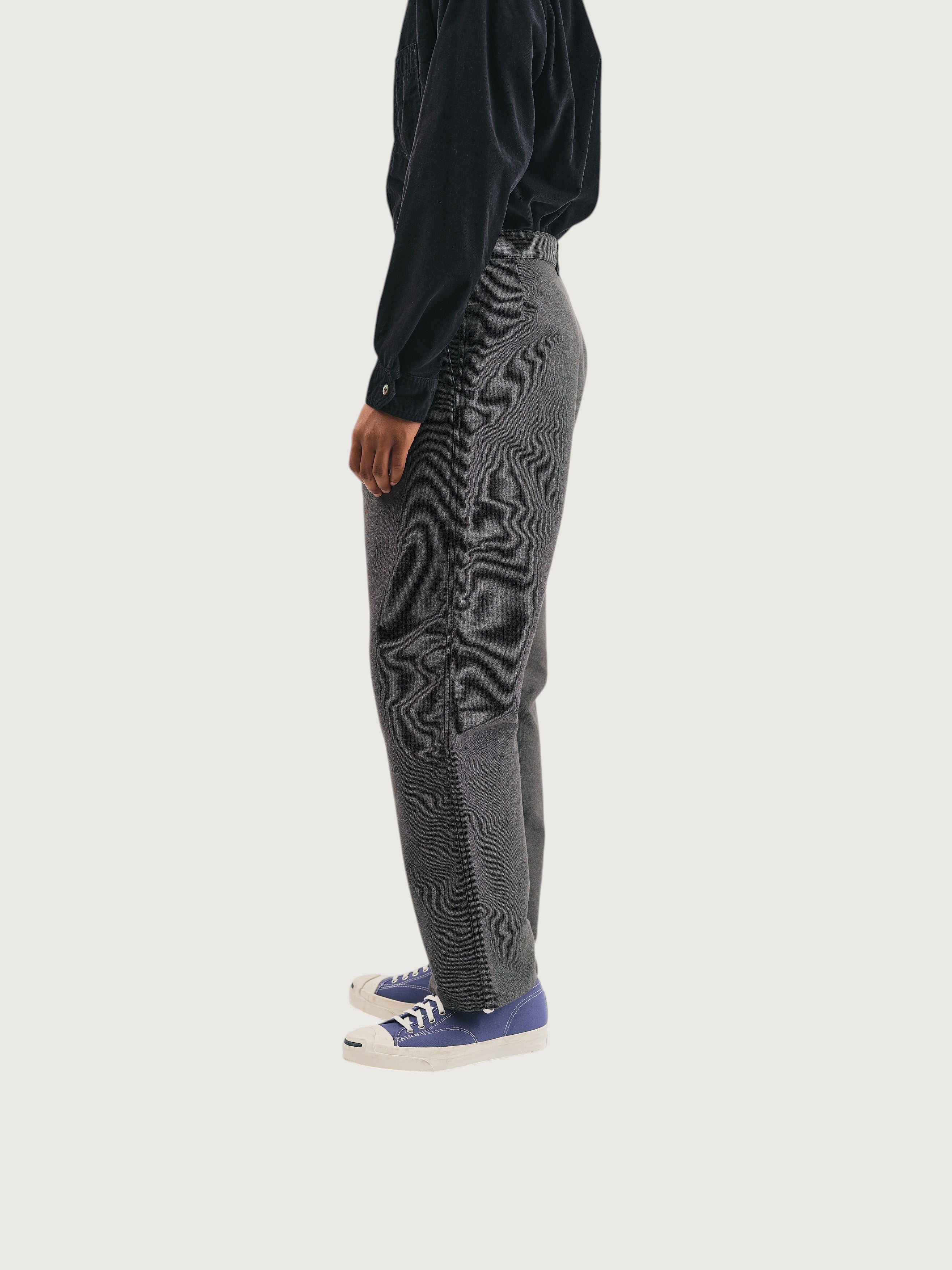 #3328-PB POS-Travail Pants : pinstripe black
