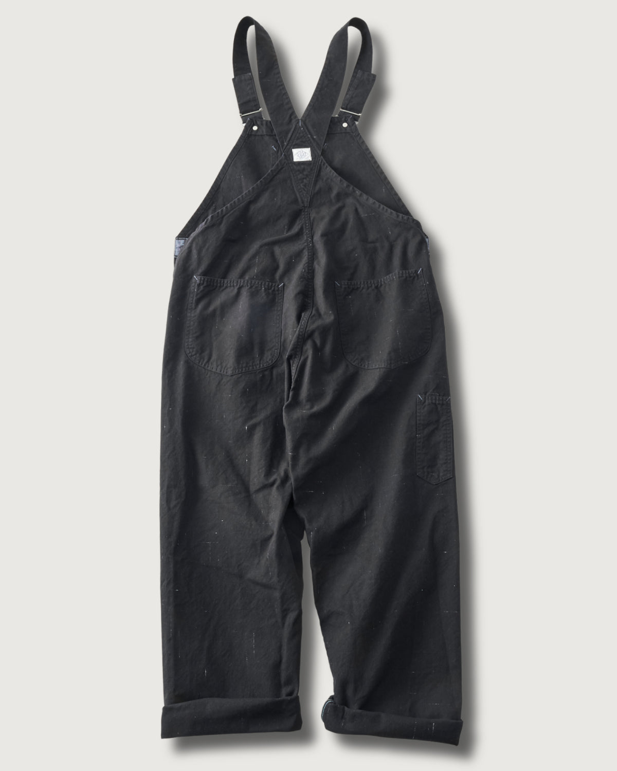 #3401-NT POST 46 Overalls : nep twill black