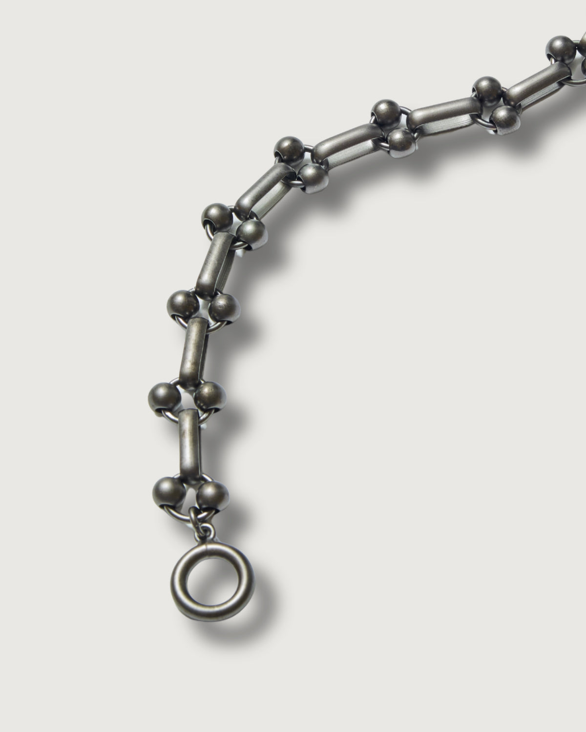 #3909-PB2 POST Bracelet #2 : brass flat black