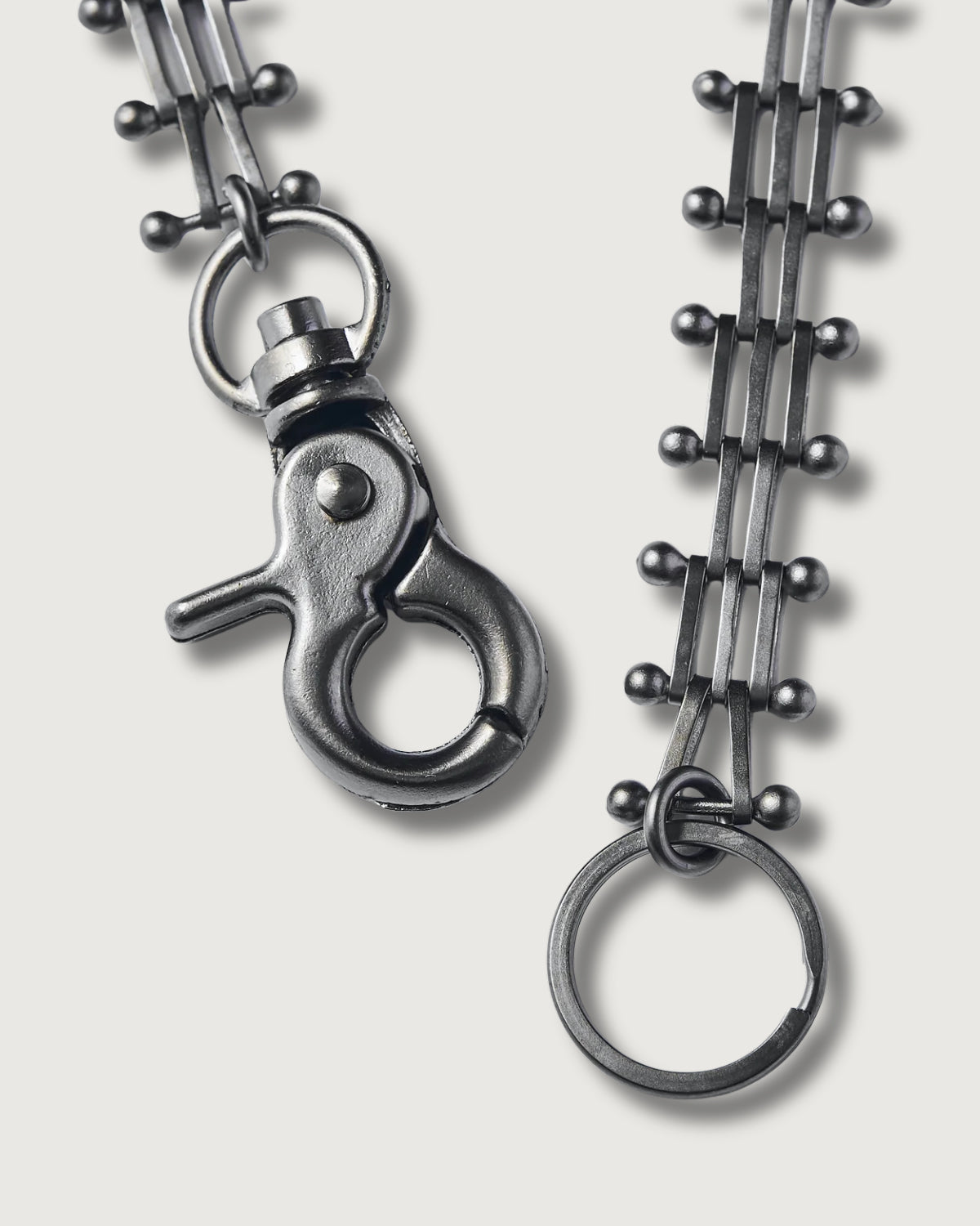 #3910-43 POST Key Chain MEX : brass flat black
