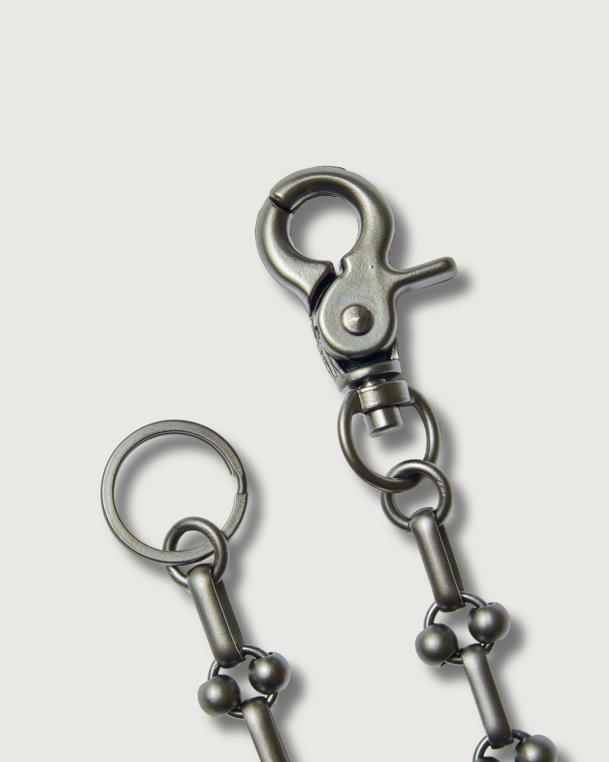 #3910-PK2 POST Key Chain #2 : brass flat black