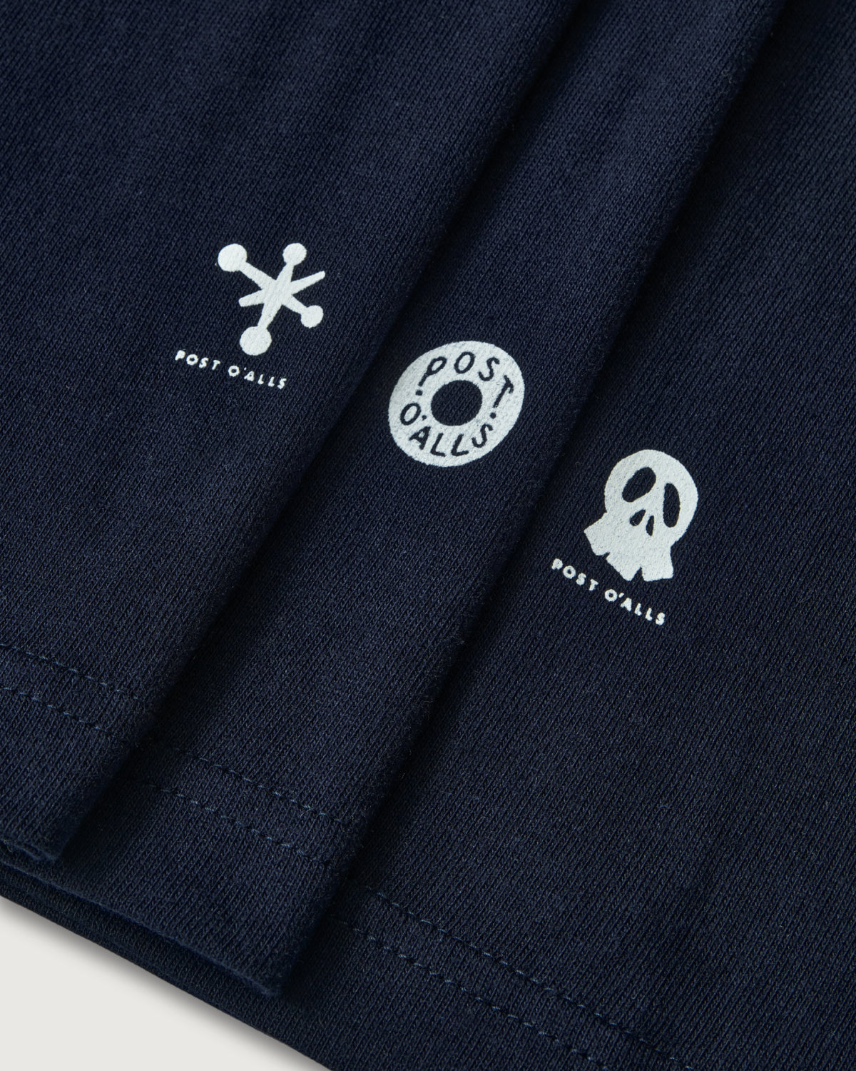 Crew neck 3pack tee Ver.2 (3PT2-NV) : navy (Shop Special)