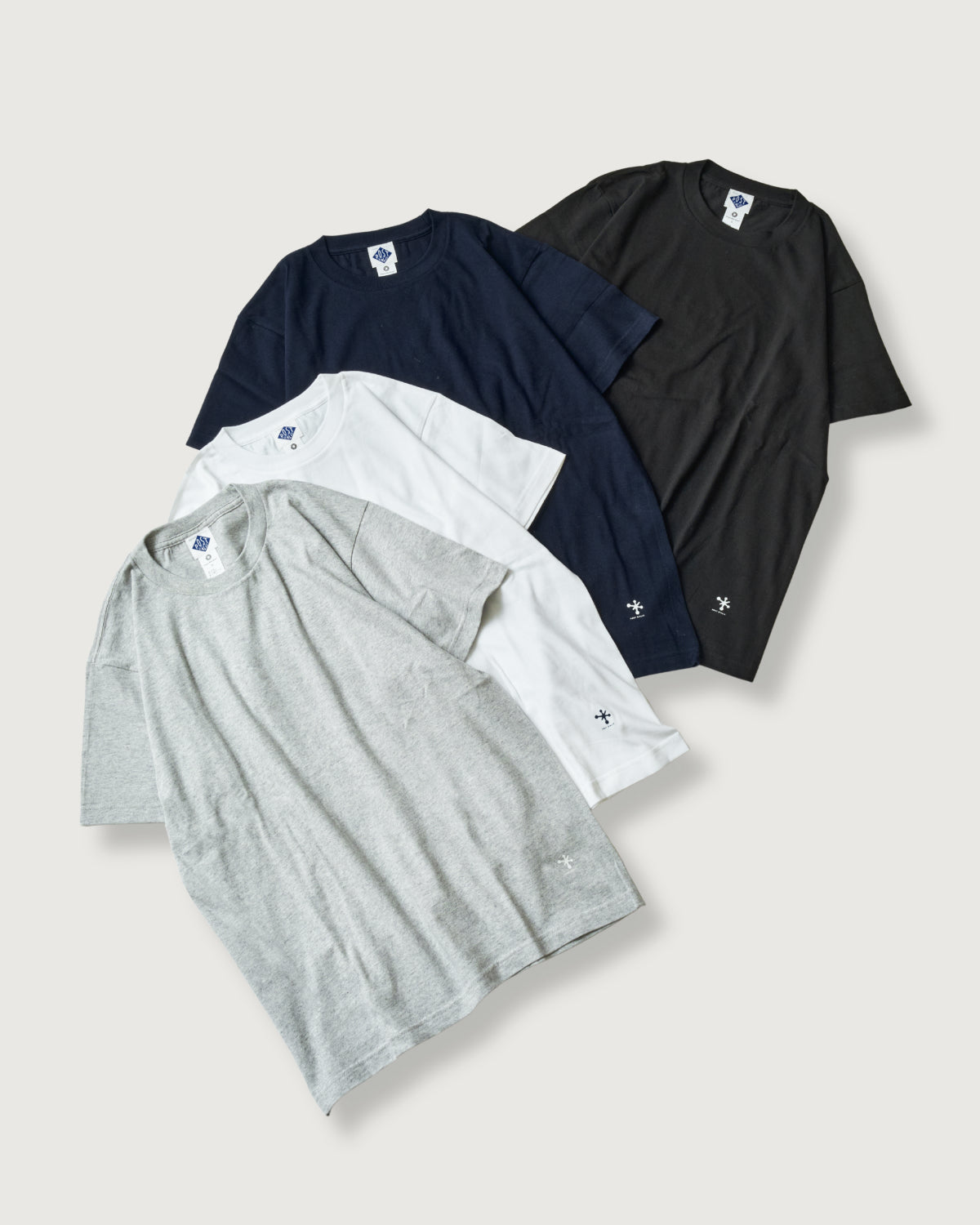 Crew neck 3pack tee Ver.2 (3PT2-GH) : grey heather (Shop Special)