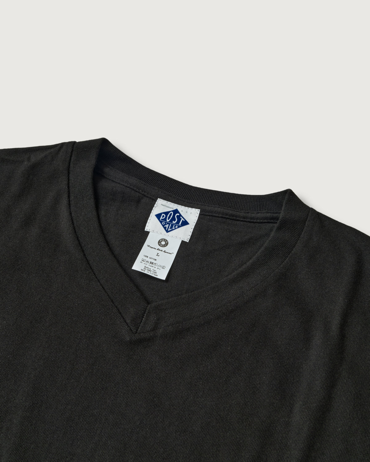V neck 3pack tee Ver.2 (3PV2-BK) : black (Shop Special)