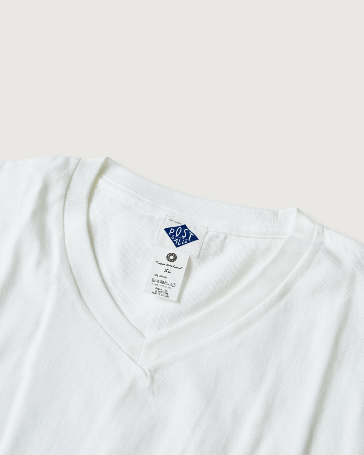 V neck 3pack tee Ver.2 (3PV2-WH) : white (Shop Special)