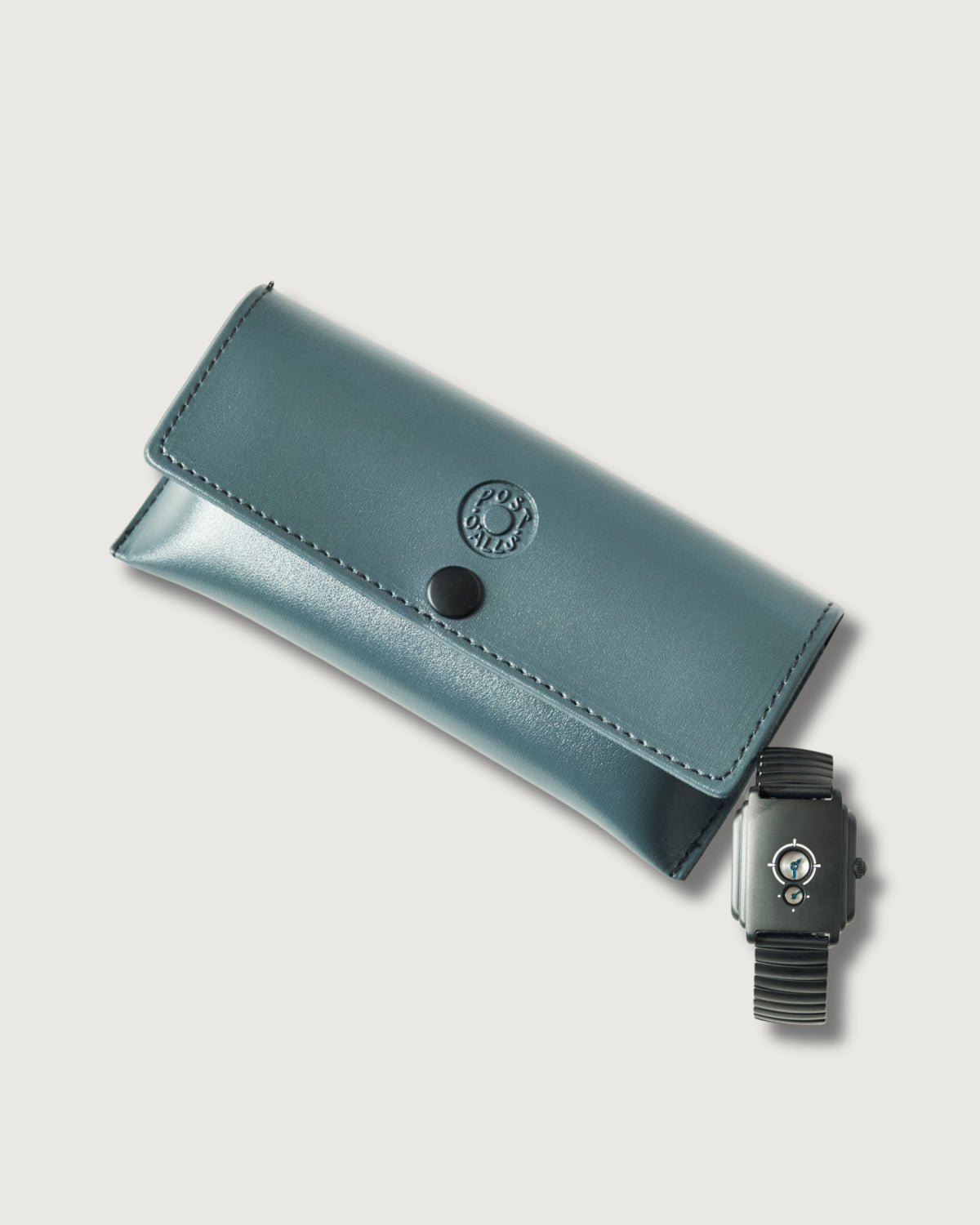 #4401-FBK POST Lucky Watch : flat black