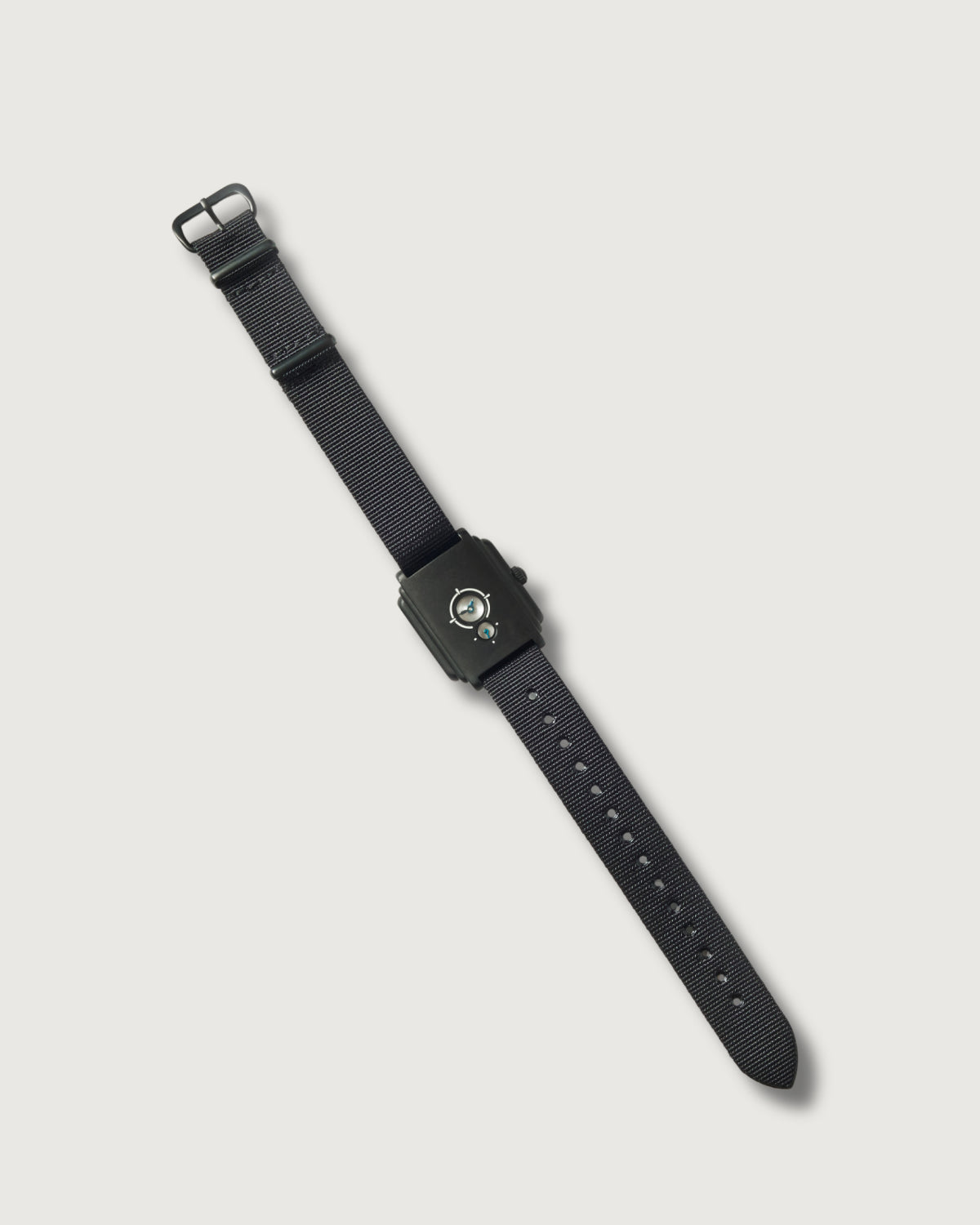 #4401-FBK POST Lucky Watch : flat black