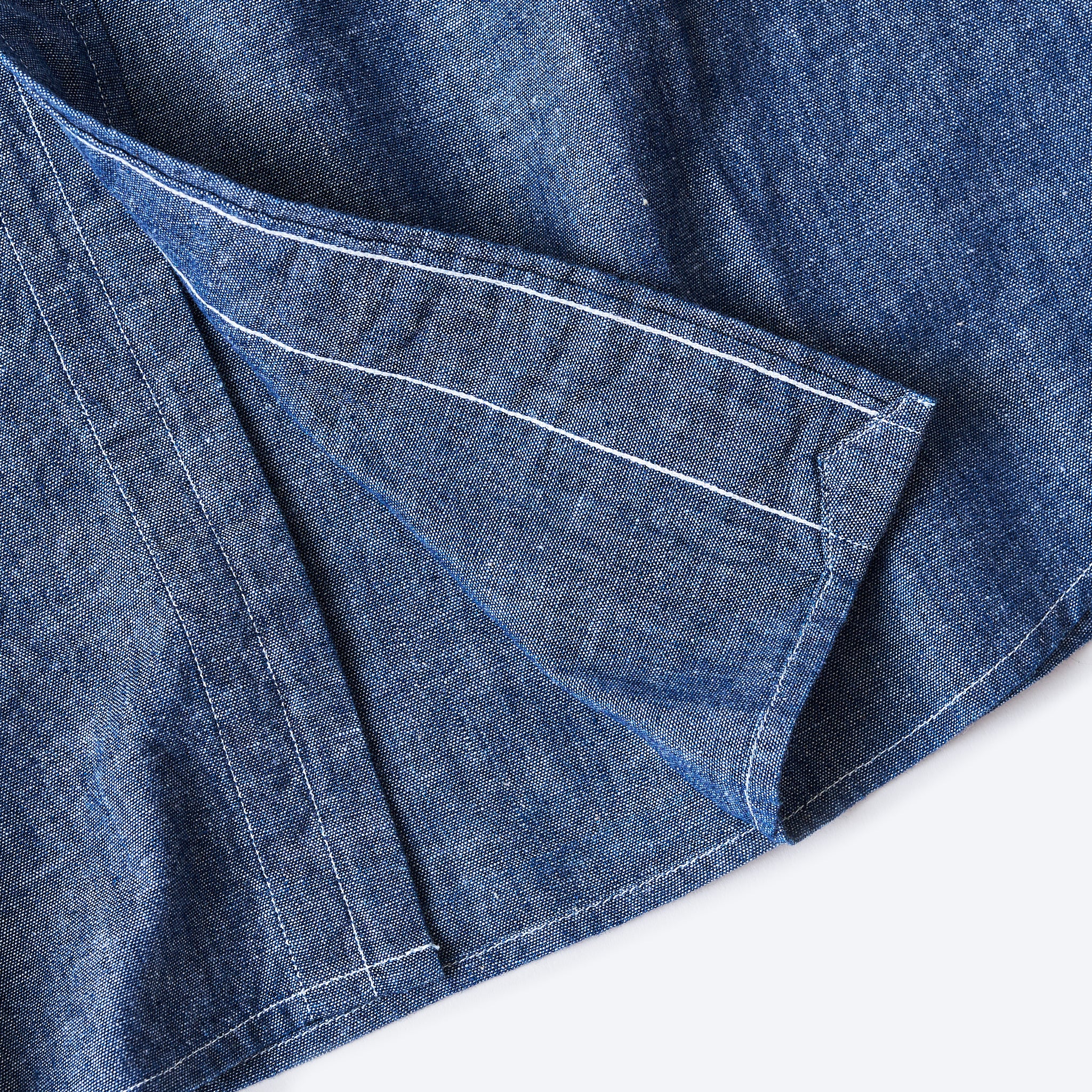 #1282-CC POST BL2 : classic chambray indigo