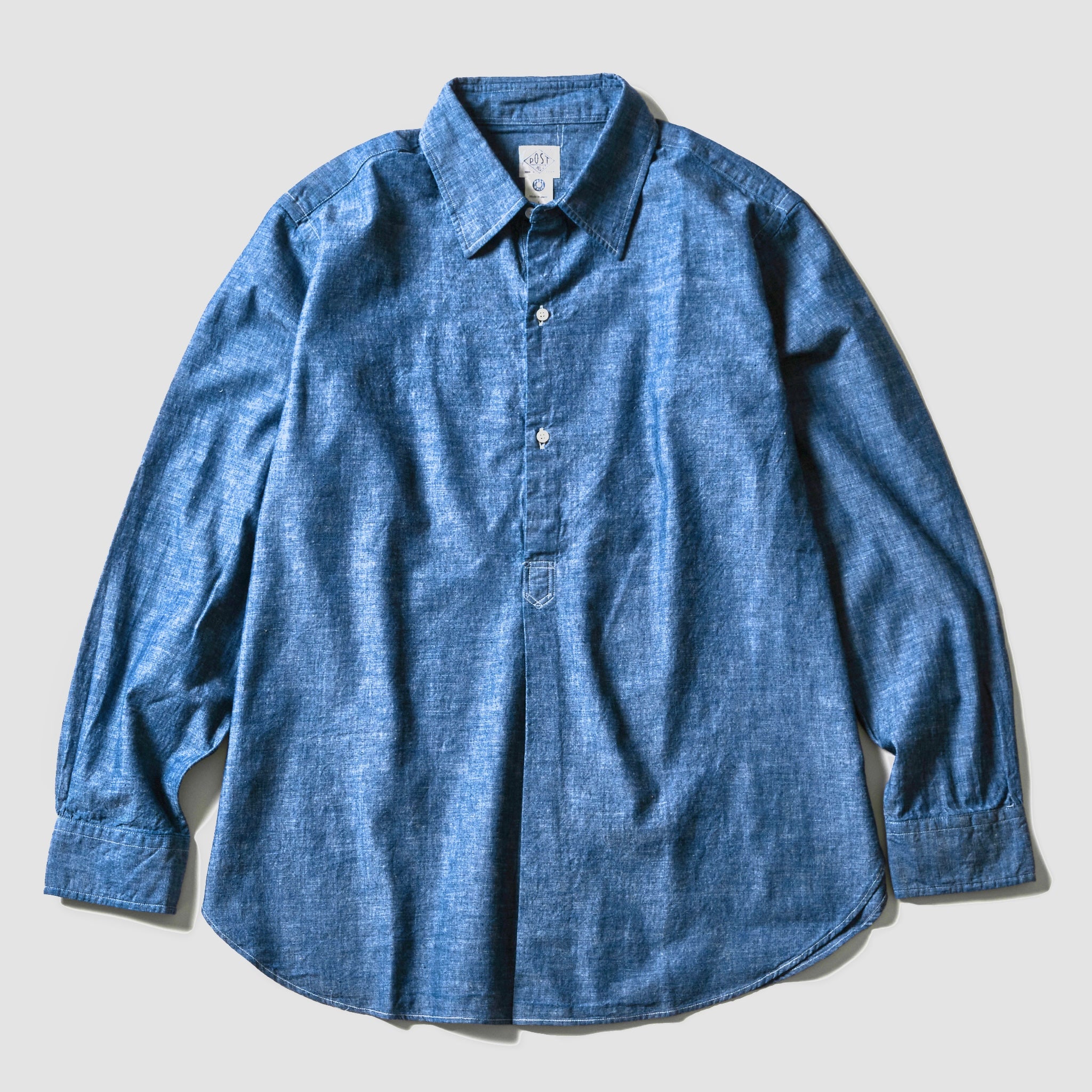 #1282L-CC POST BL2 LLC : classic chambray indigo