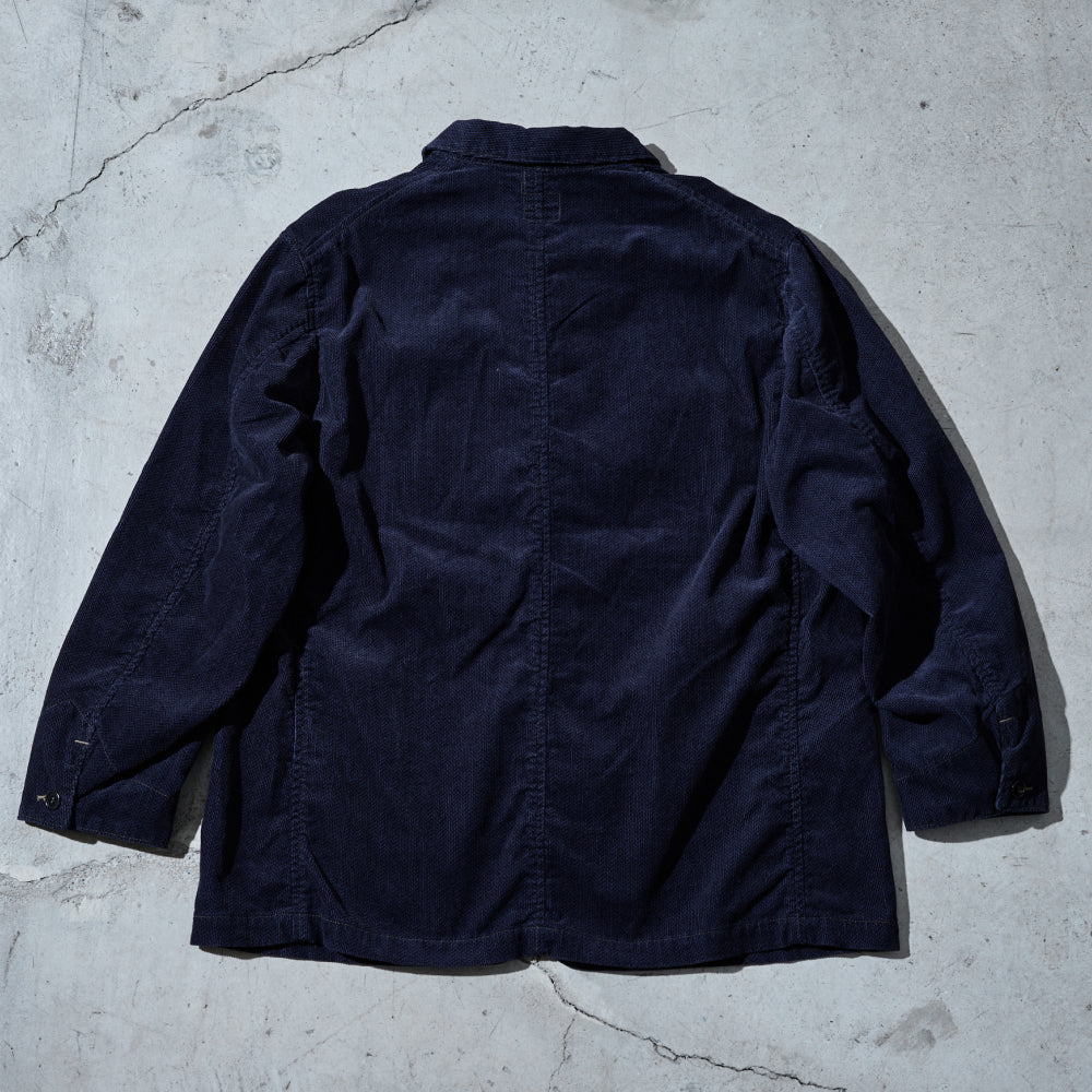 #3116B-HCN OK Rider 5 : herringbone print corduroy navy