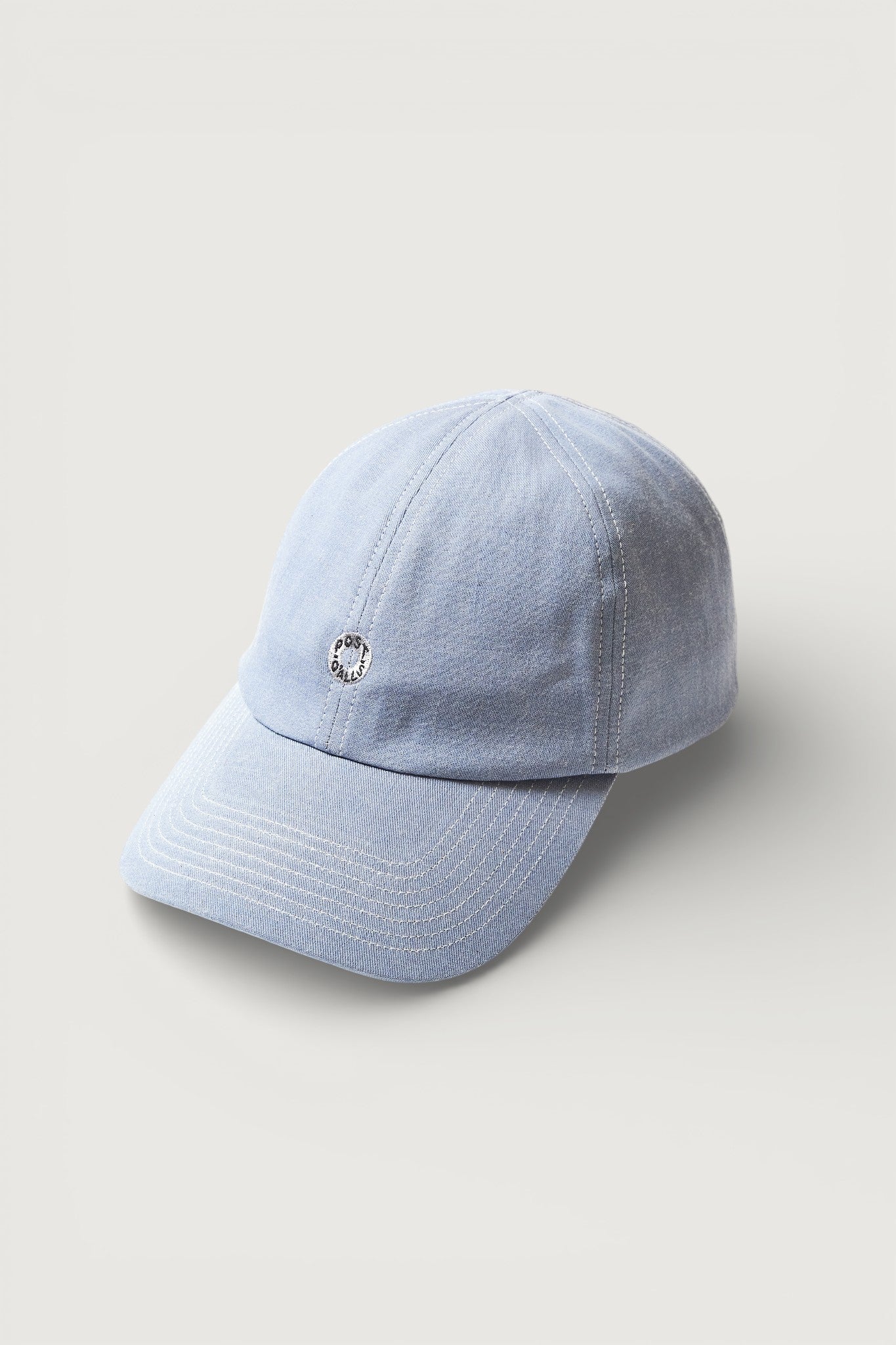#3903-MDF POST Ball Cap : mid weight denim fade blue