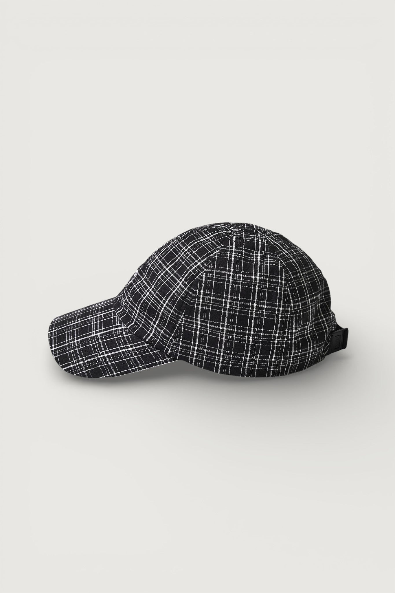 #3903-CBC POST Ball Cap : cotton broadcloth black check