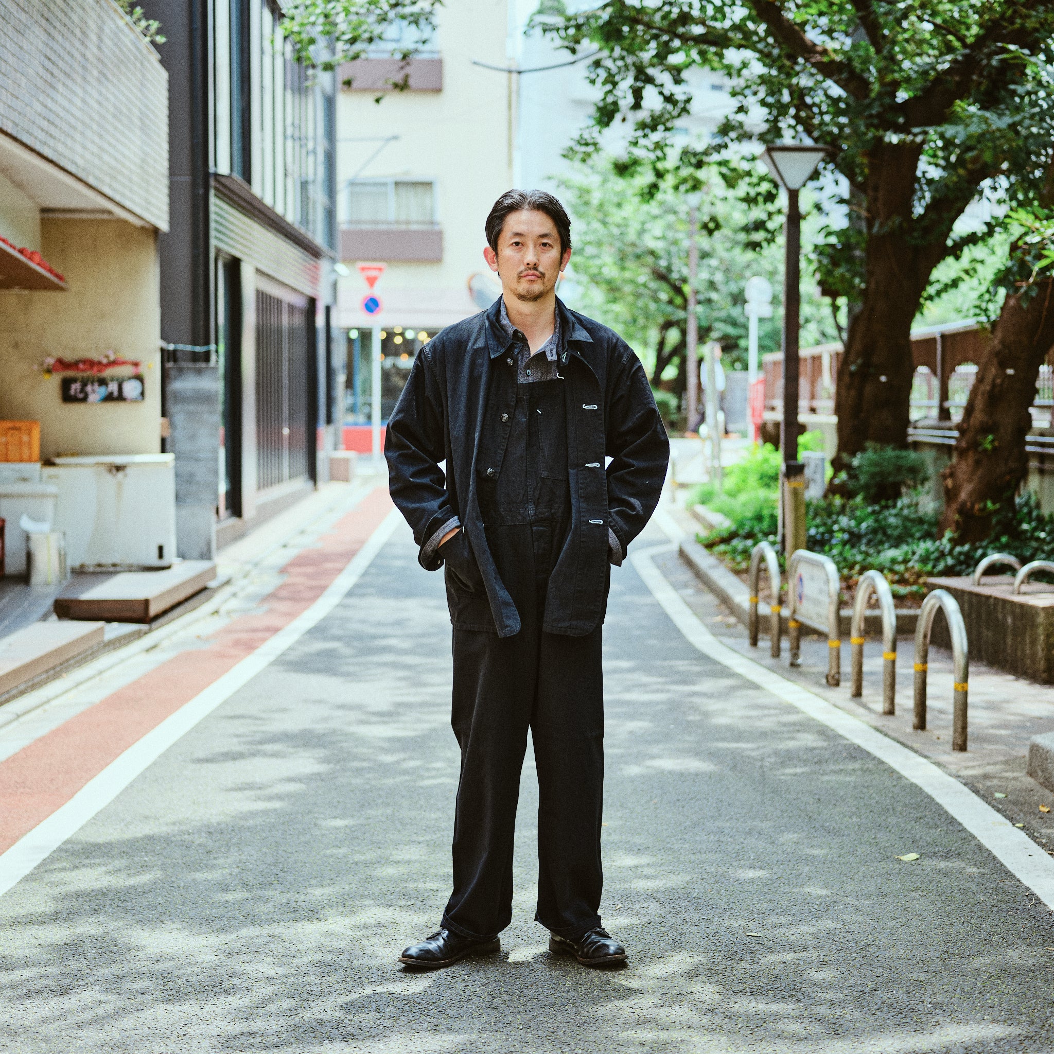 #1101-FTC No.1 Jacket : flat twill charcoal