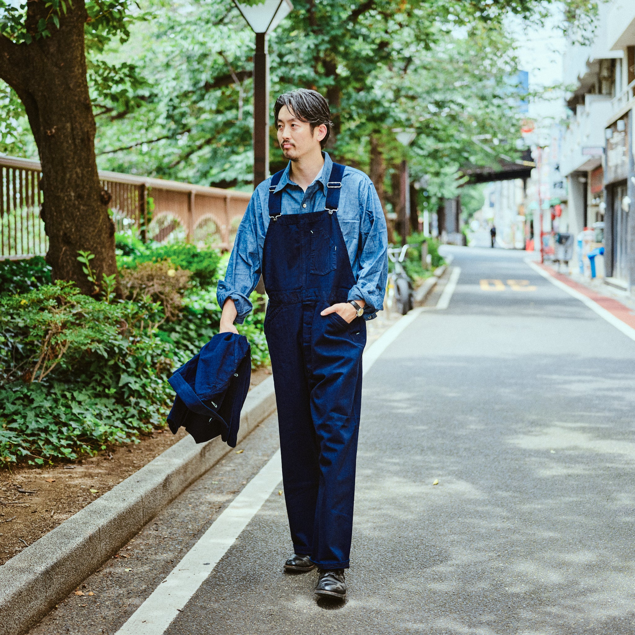#1201-CC No.1 Shirt : classic chambray indigo
