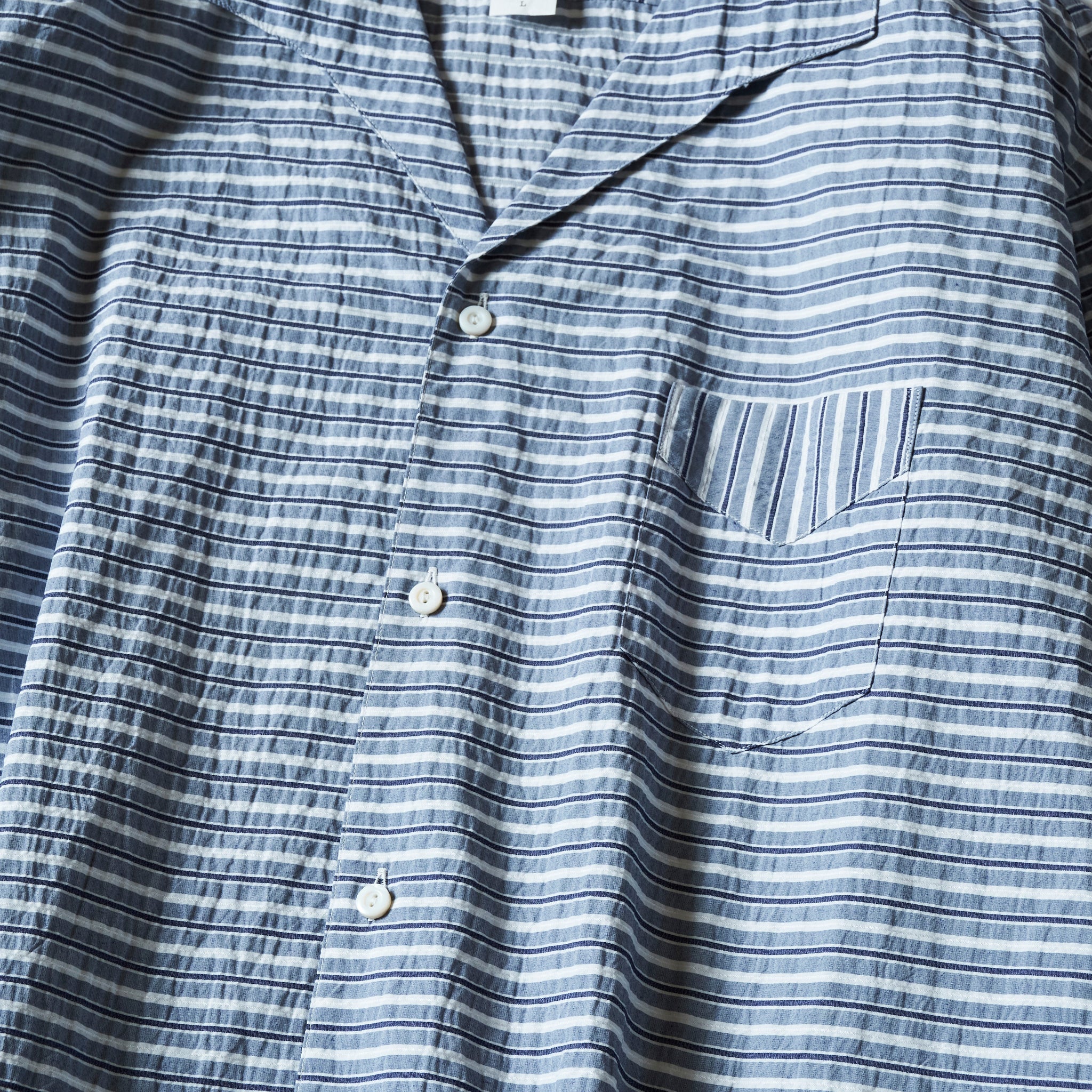 #3224-HSB Fever : horizontal stripe blue