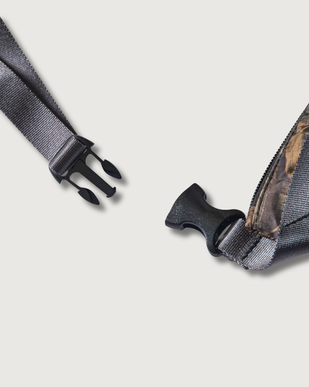 JP510-NC1 BAGSINPROGRESS x Post O'Alls FANNYPACK CROSSBODY : nylon forest camo brown jungle
