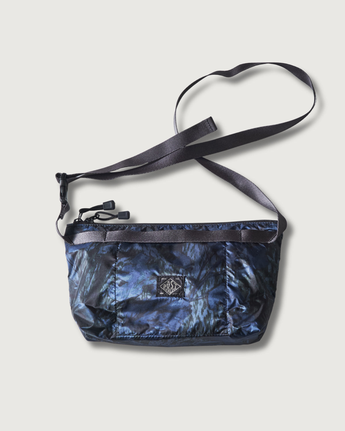 JP510-NC2 BAGSINPROGRESS x Post O'Alls FANNYPACK CROSSBODY : nylon forest camo blue jungle