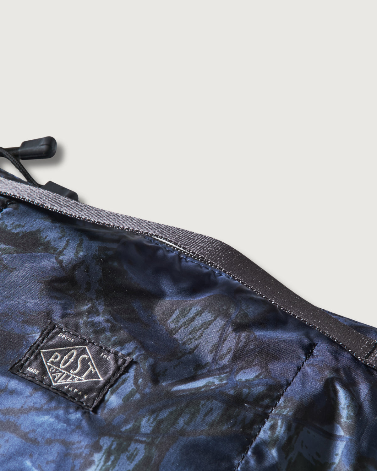 JP510-NC2 BAGSINPROGRESS x Post O'Alls FANNYPACK CROSSBODY : nylon forest camo blue jungle