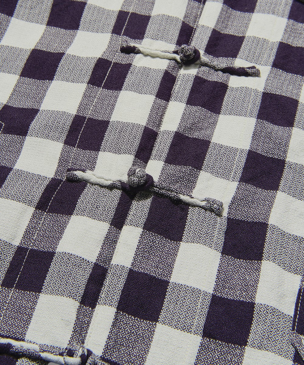 MTR4311 POST chinois : Gingham check NAVY x LGY