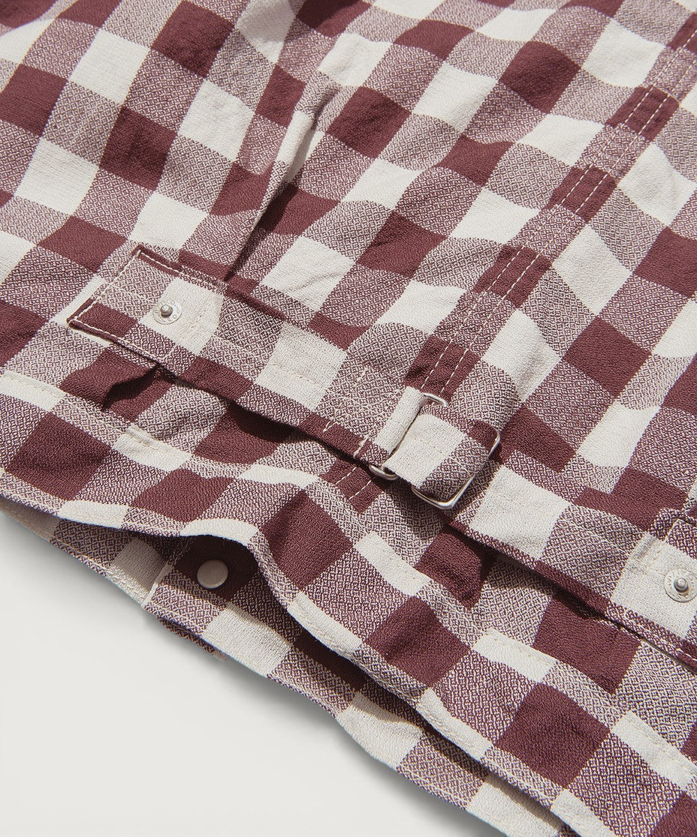 MTR4312 El Ranchero 3 : Gingham check NAVY x LGY