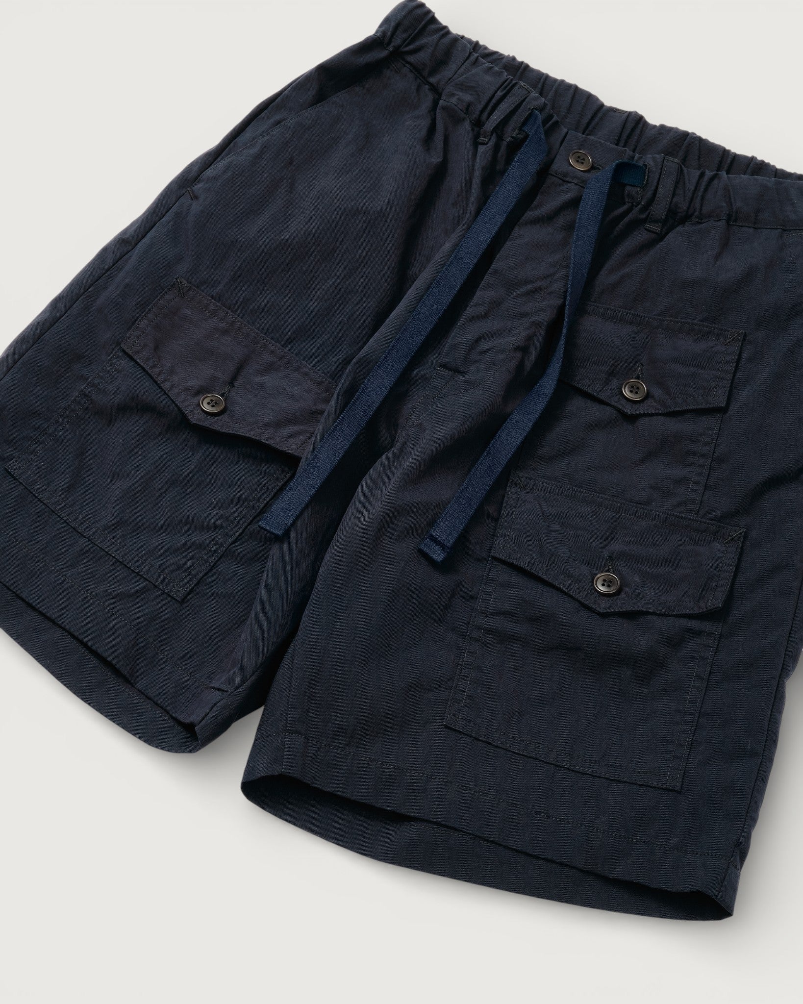 #3322S-ETN Town & Country Shorts : 60/40 twill navy