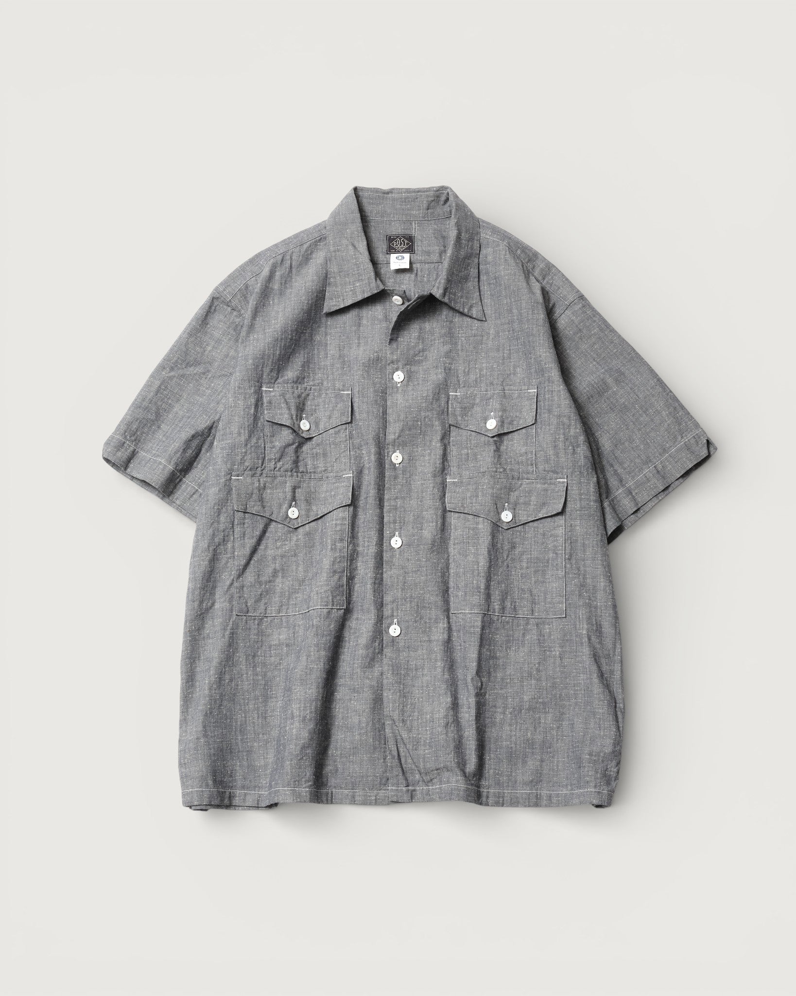 #3230-HC Town & Country HAVANA : homespun chambray grey