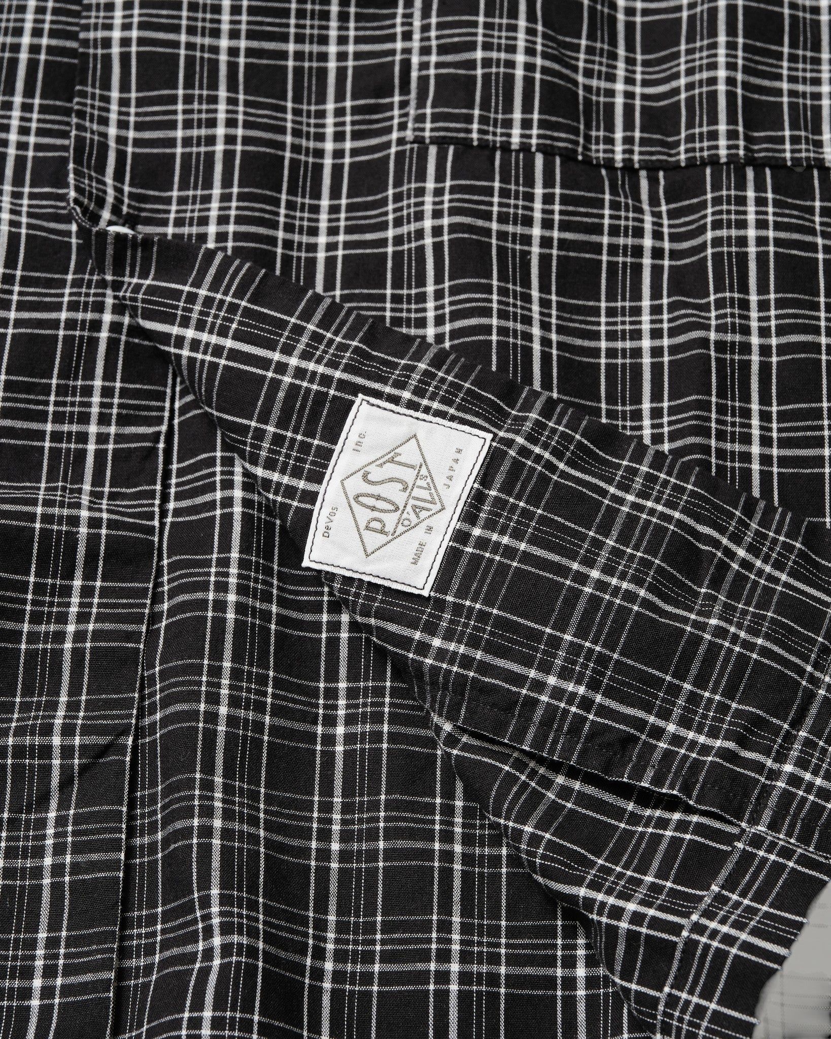 #3230-CBC Town & Country HAVANA : cotton broadcloth black check