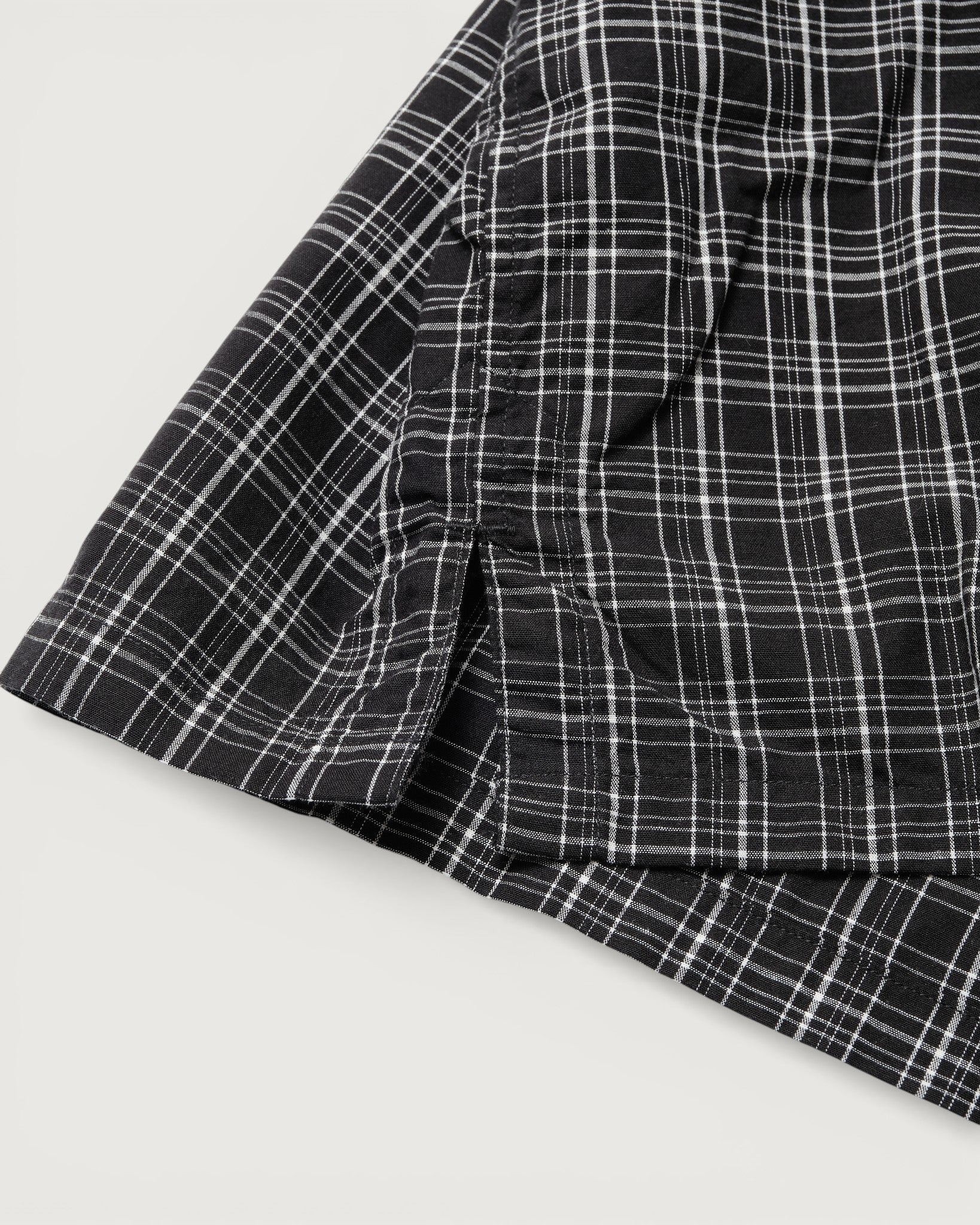 #3230-CBC Town & Country HAVANA : cotton broadcloth black check