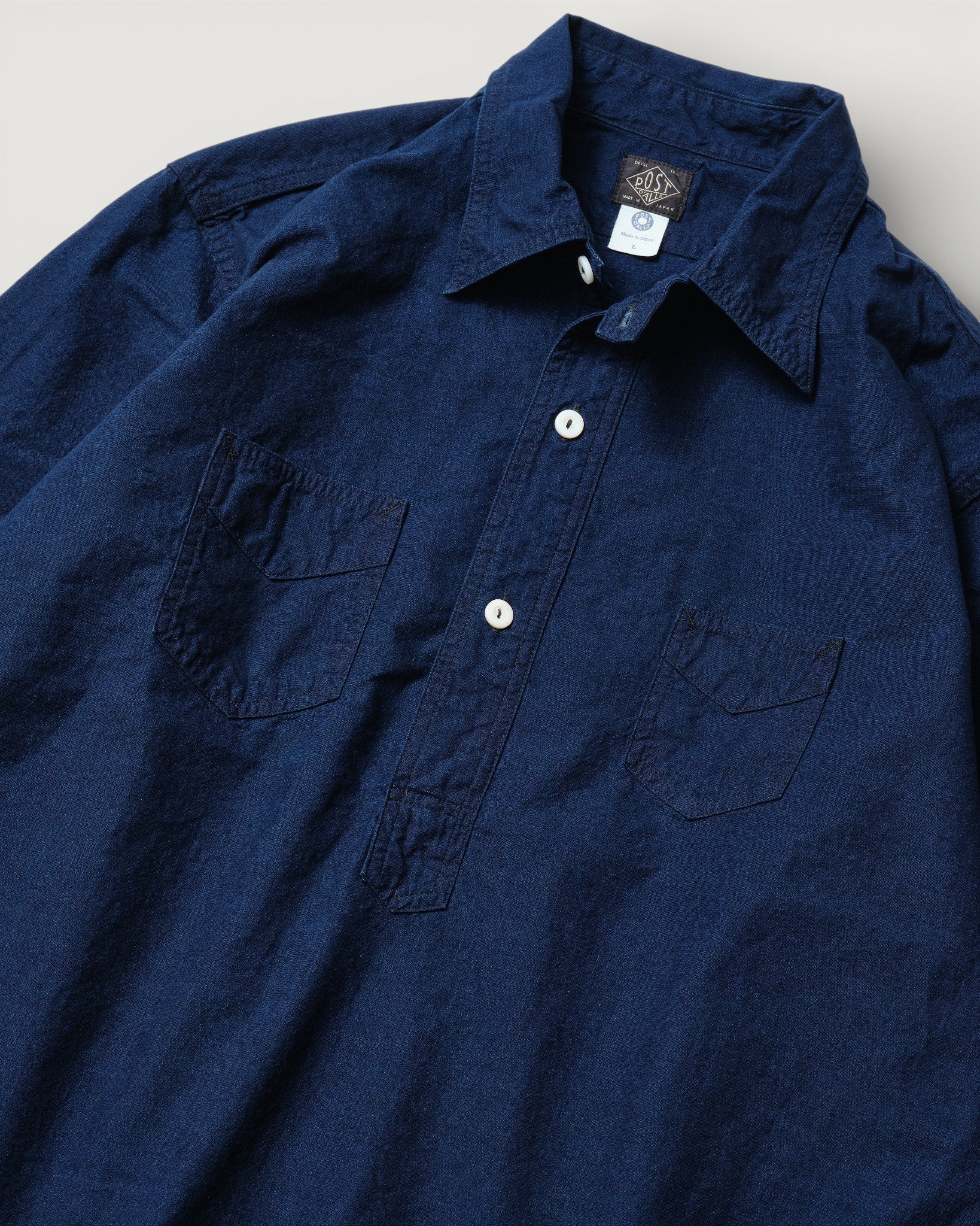 #3208-VSI De Luxe : vintage sheeting dark indigo