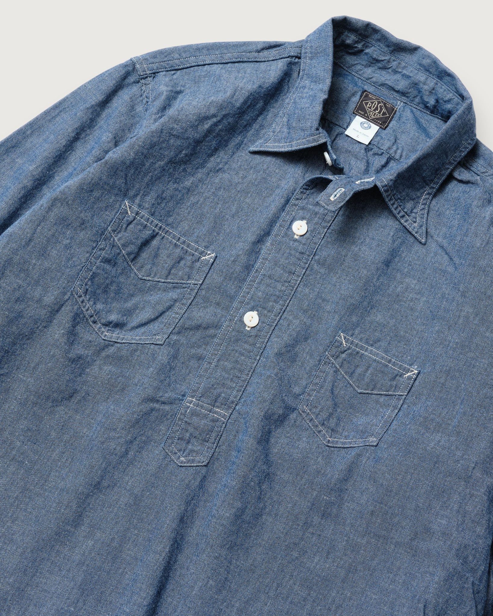 #3208-CC De Luxe : classic chambray indigo