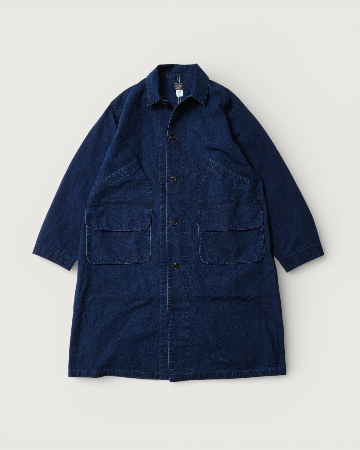3138-VIC Atelier DEE : vintage indigo canvas deep washed indigo