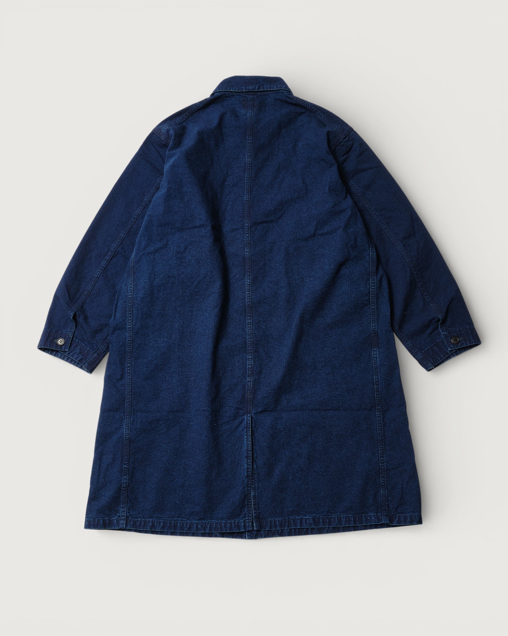 #3138-VIC Atelier DEE : vintage indigo canvas deep washed indigo