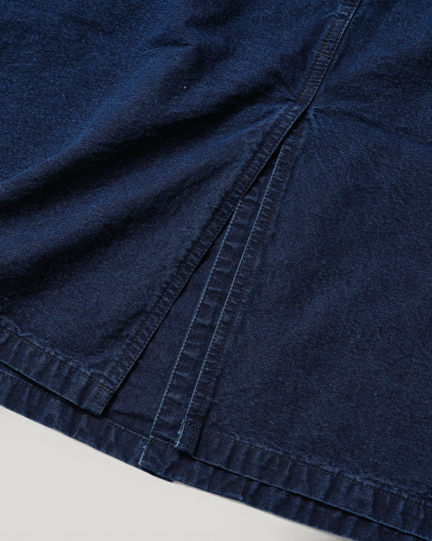 #3138-VIC Atelier DEE : vintage indigo canvas deep washed indigo