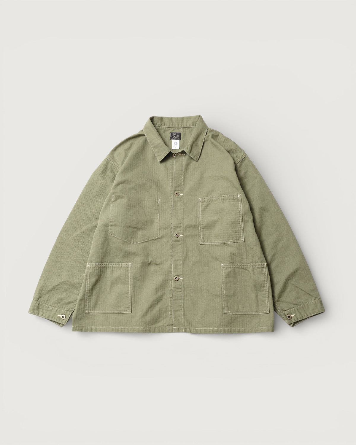3114R-MH5 USMC 1930s Utility Jacket : mini HBT sage