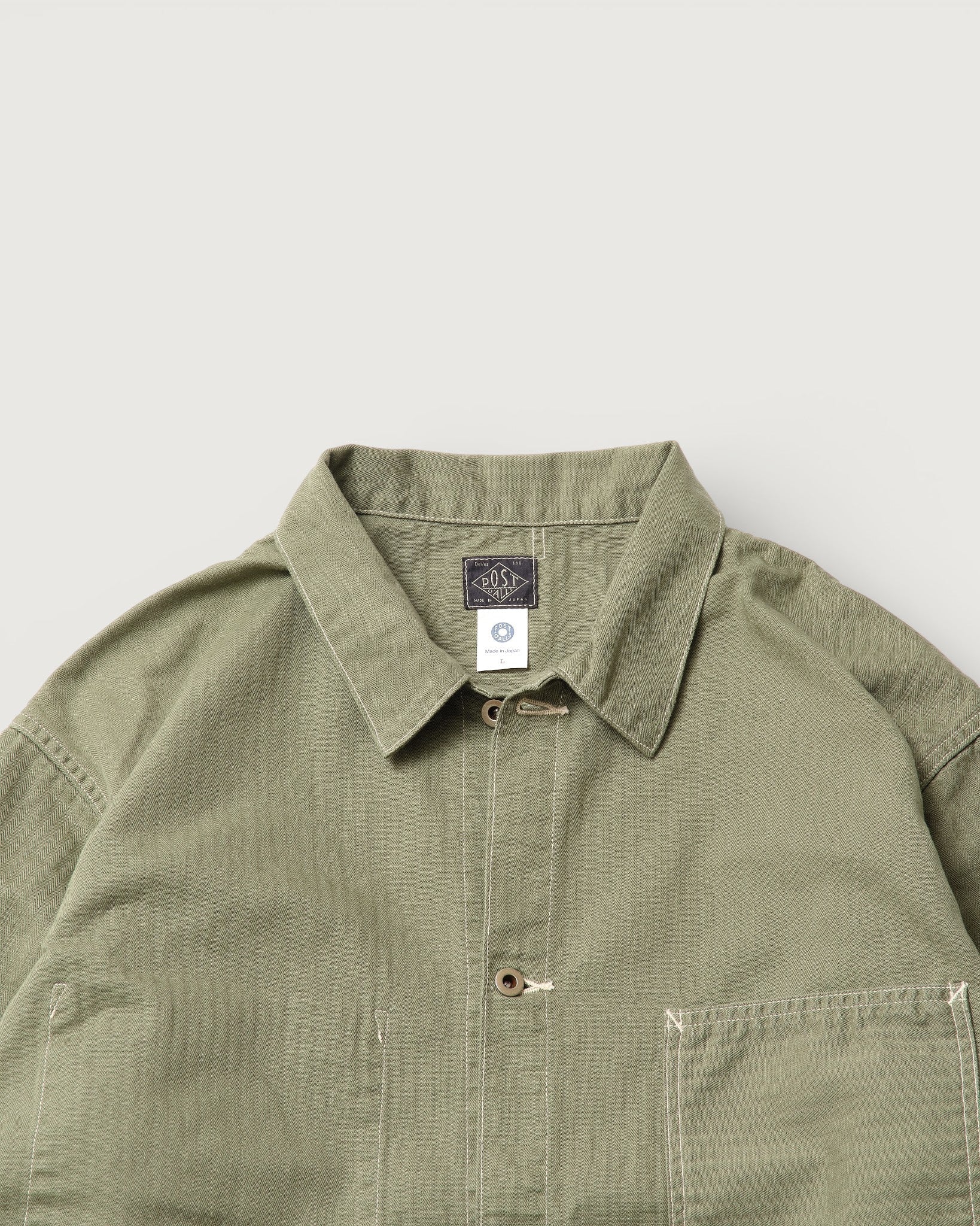 #3114R-MH5 USMC 1930s Utility Jacket : mini HBT sage