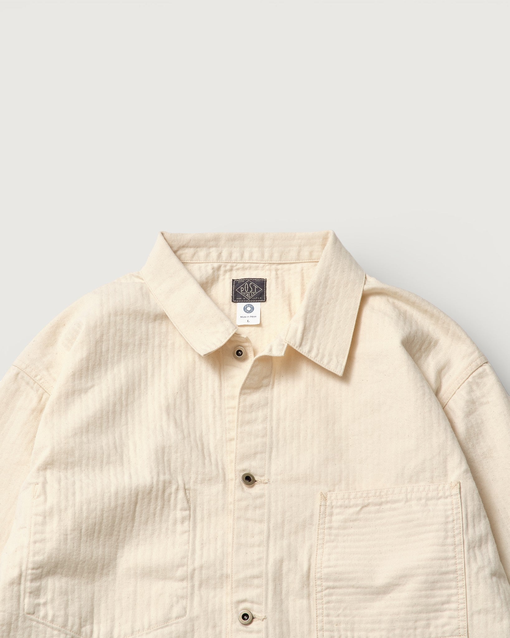 #3114R-MH4 USMC 1930s Utility Jacket : mini HBT natural