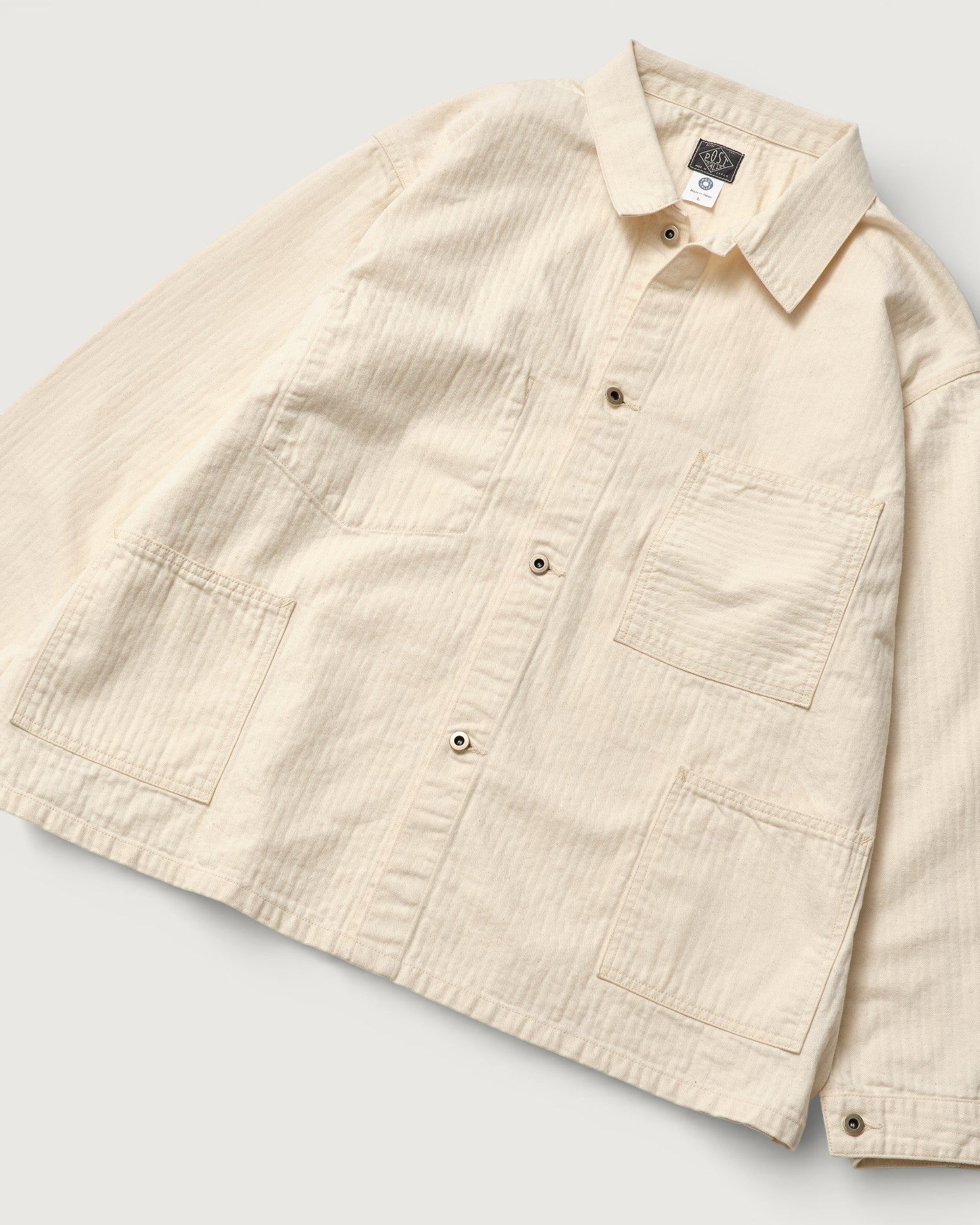 #3114R-MH4 USMC 1930s Utility Jacket : mini HBT natural