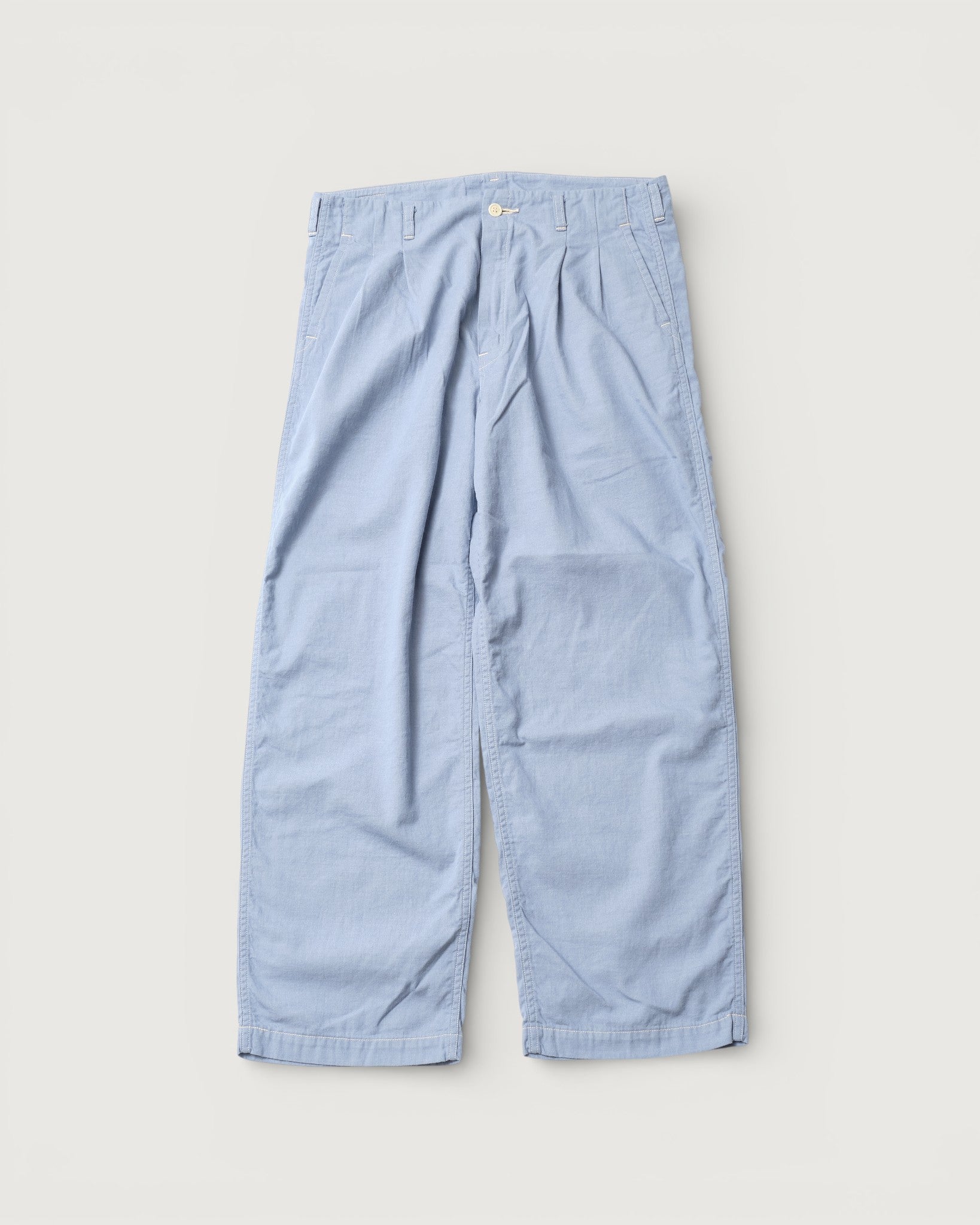 #3326-MDF California Pegtop : mid weight denim fade blue