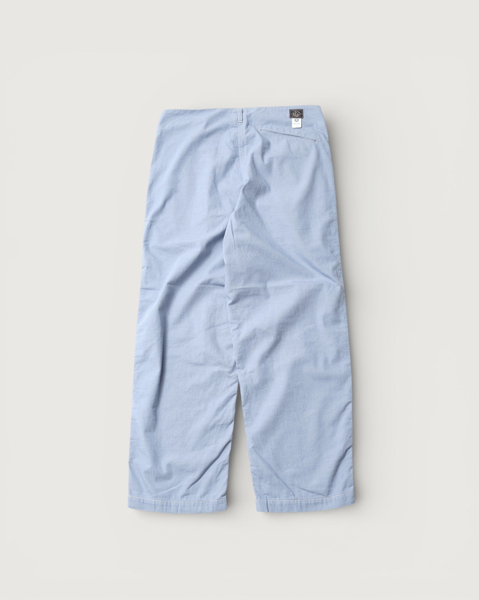 #3326-MDF California Pegtop : mid weight denim fade blue