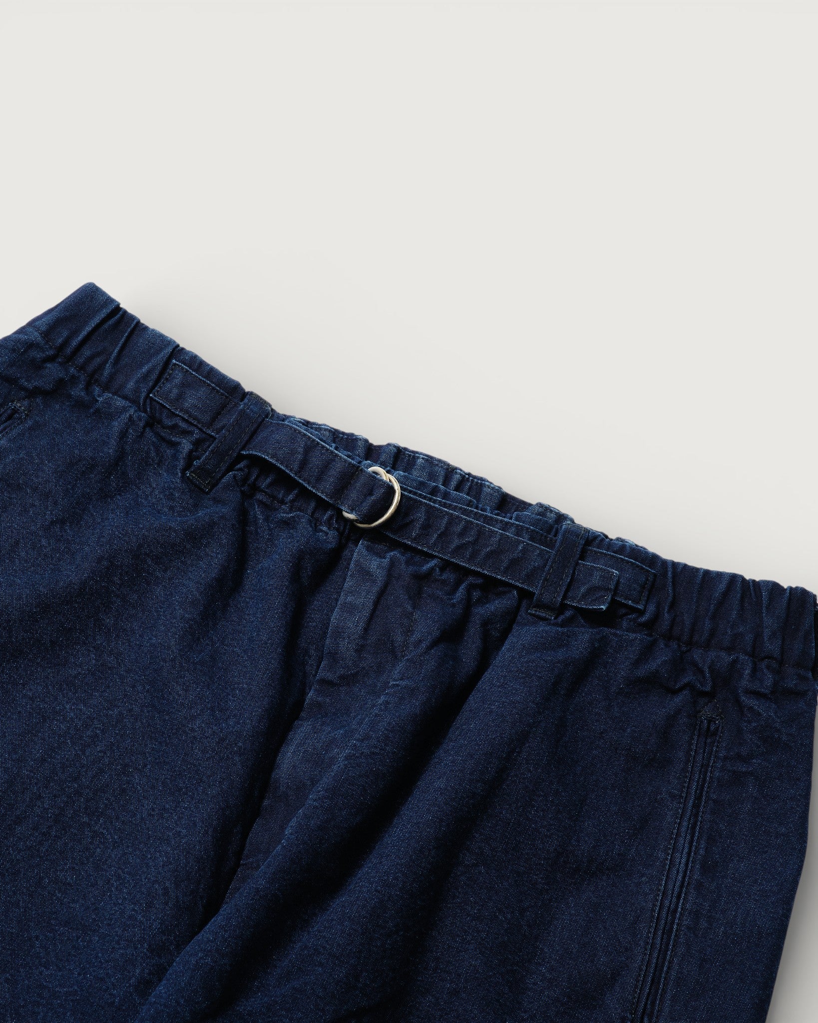 #3307CPS-VIC POST Coach Shorts : vintage indigo canvas deep washed indigo