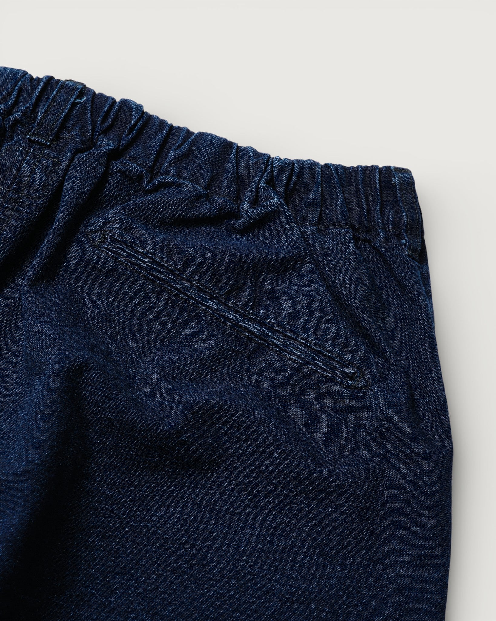 #3307CPS-VIC POST Coach Shorts : vintage indigo canvas deep washed indigo