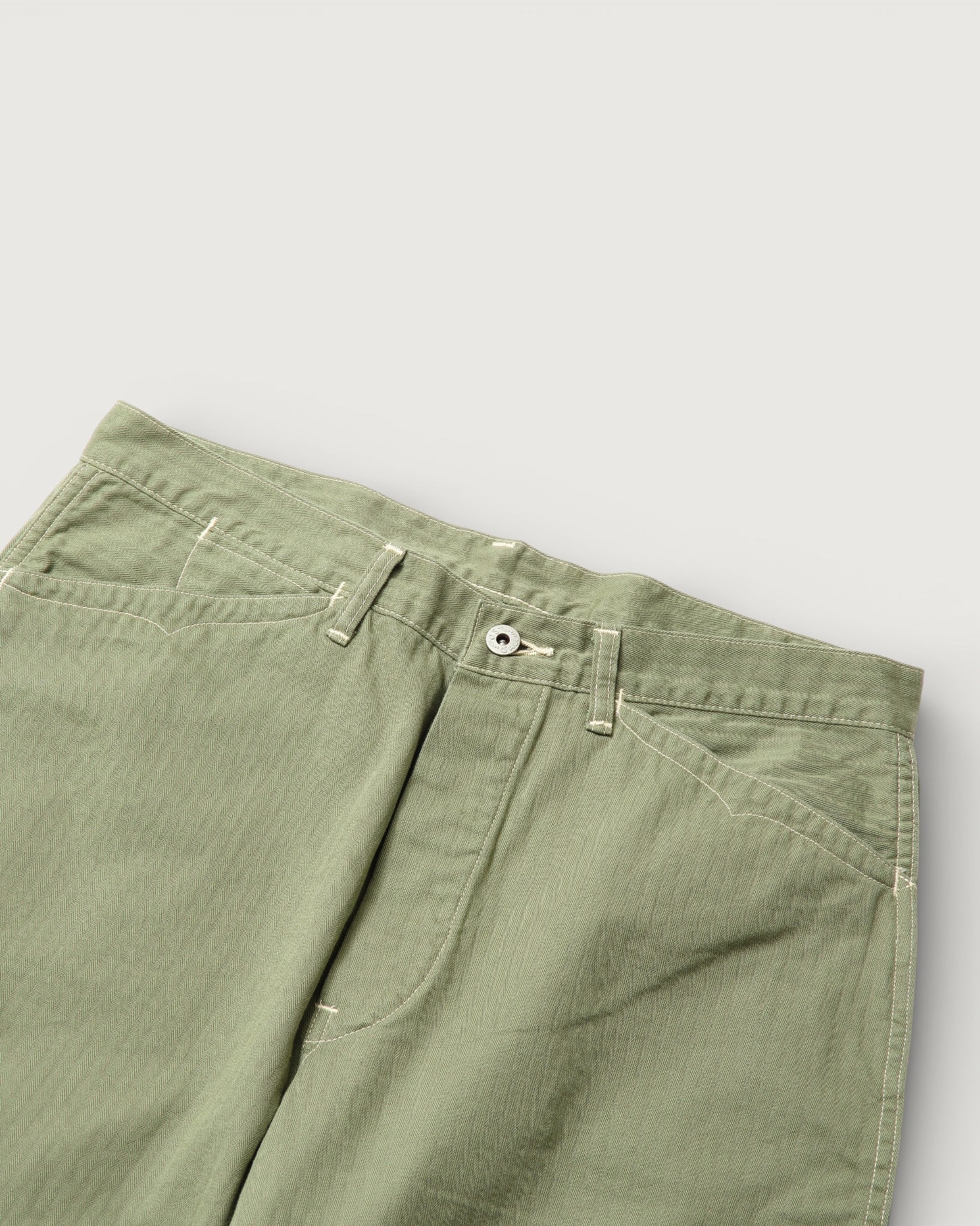 #3327S-MH5 SWEETBEAR Short : mini HBT sage