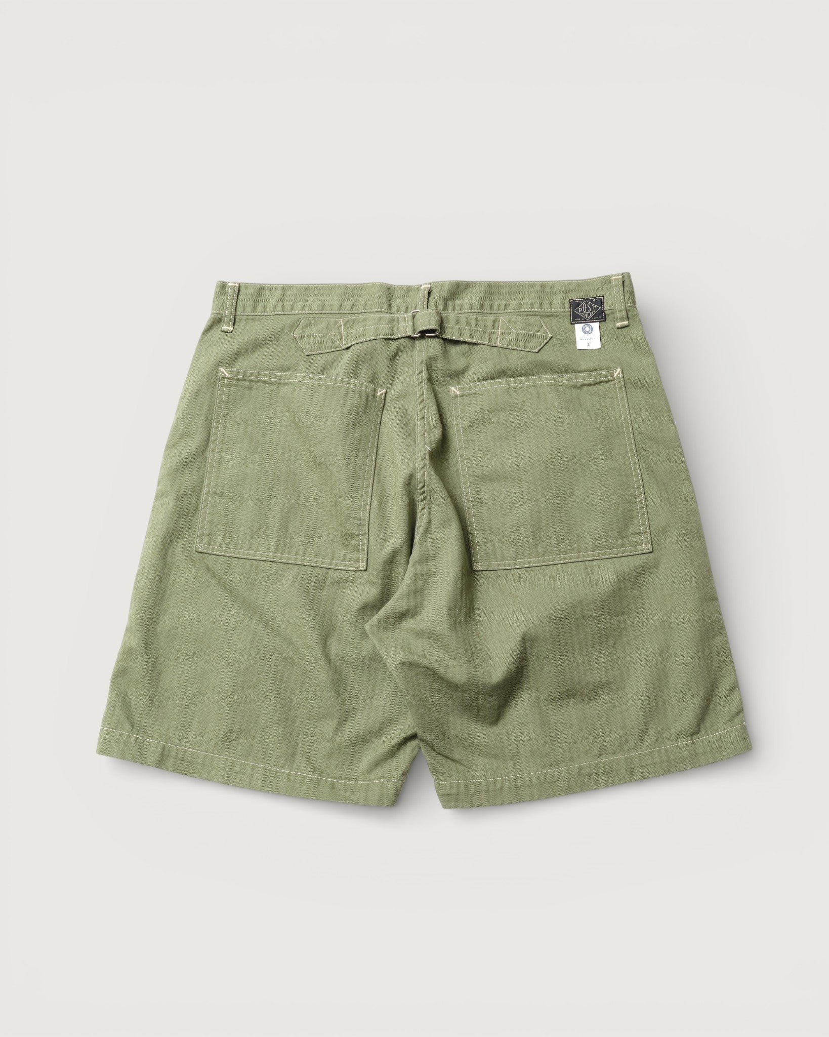 #3327S-MH5 SWEETBEAR Short : mini HBT sage