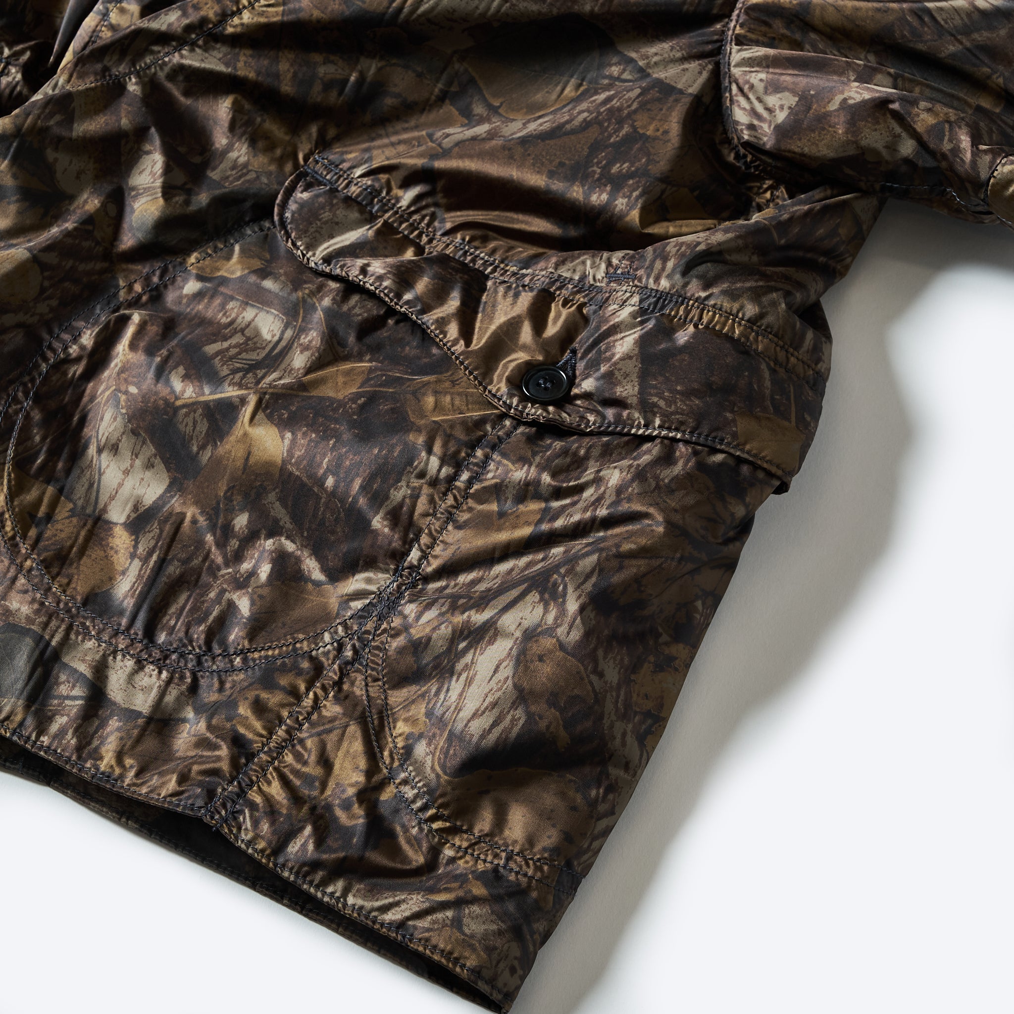 #1267B-NC1 Royal Traveler Shirt-1/2 : nylon forest camo brown jungle