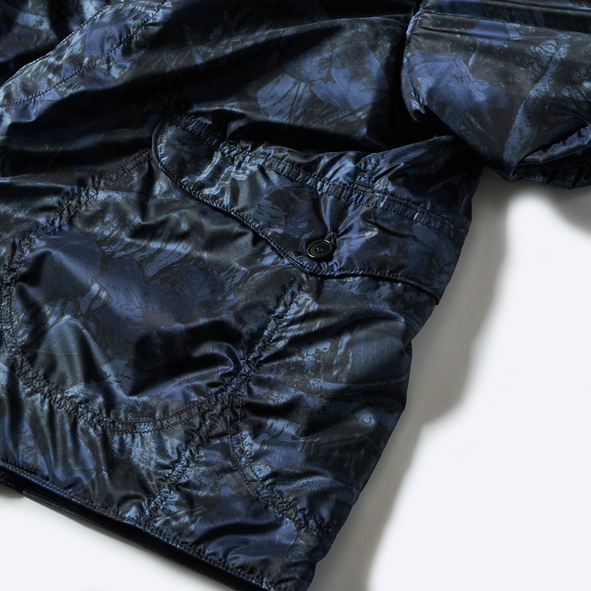 #1267B-NC2 Royal Traveler Shirt-1/2 : nylon forest camo blue jungle