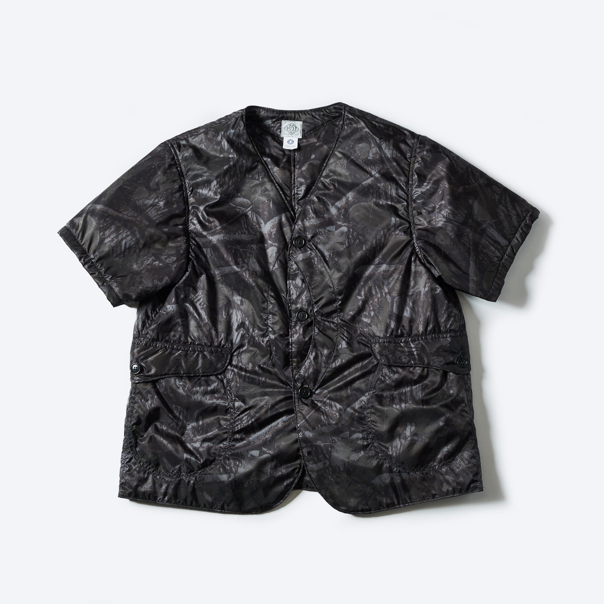 #1267B-NC3 Royal Traveler Shirt-1/2 : nylon forest camo grey jungle
