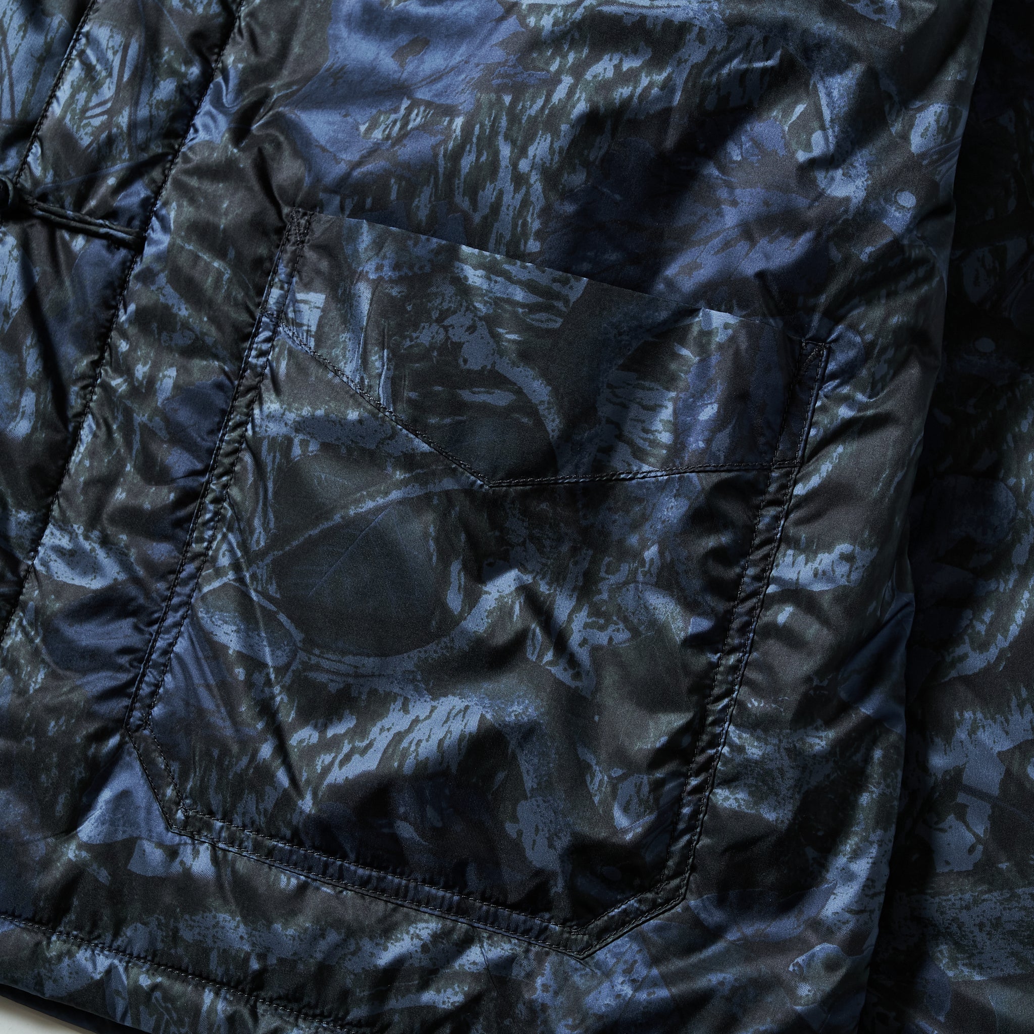 #3109BL-NC2 POST Chinois DV : nylon forest camo blue jungle